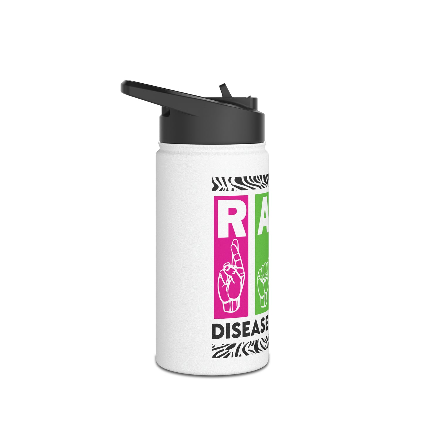Rare Stainless Steel Water Bottle, Standard Lid