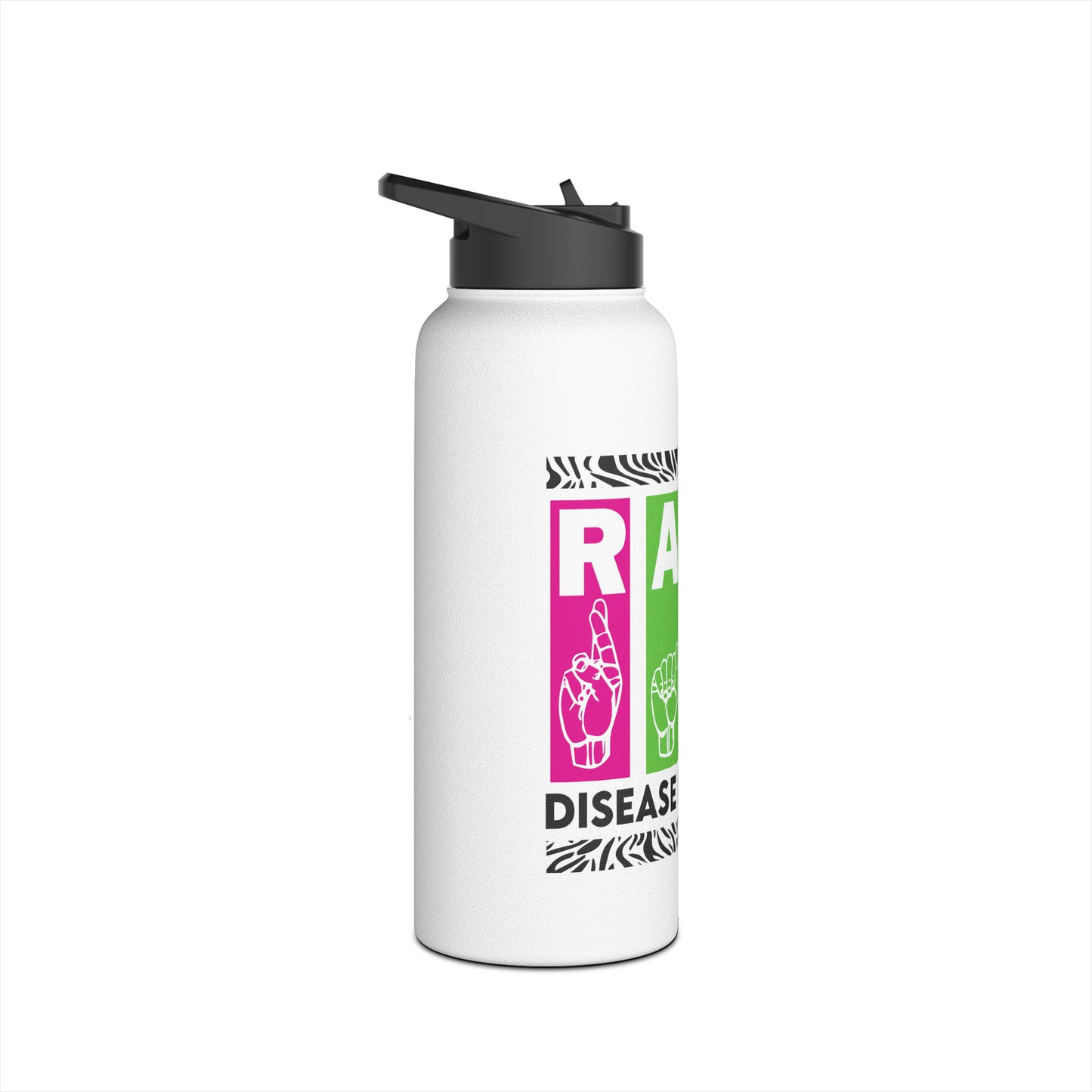 Rare Stainless Steel Water Bottle, Standard Lid