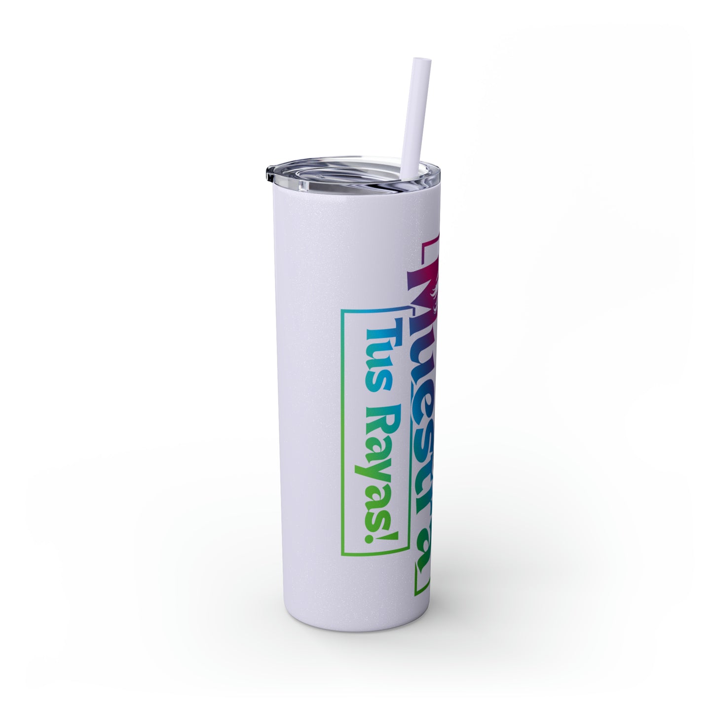 Rare Rayas Skinny Tumbler with Straw, 20oz
