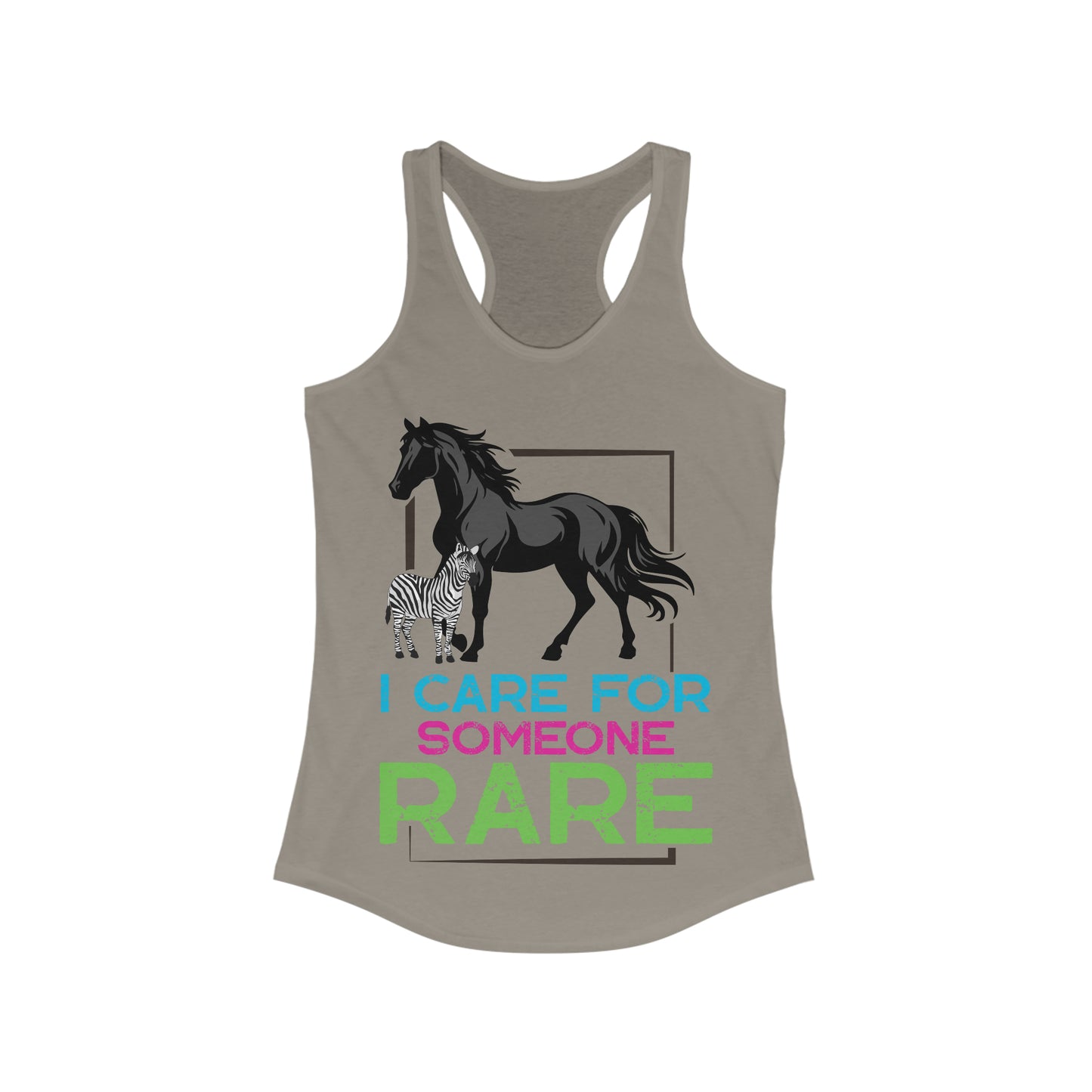Rare Horse Mom Women's Ideal Racerback Tank