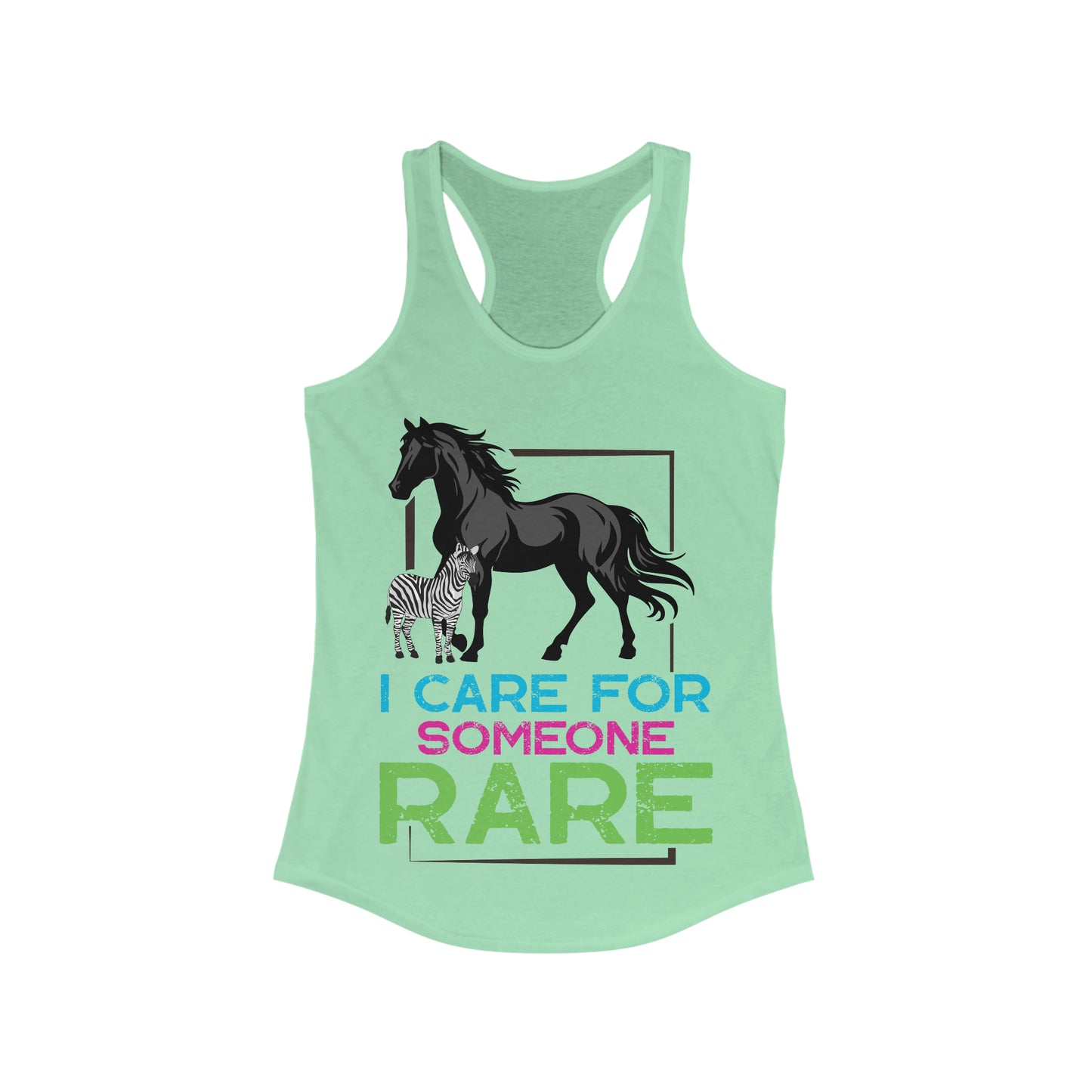 Rare Horse Mom Women's Ideal Racerback Tank