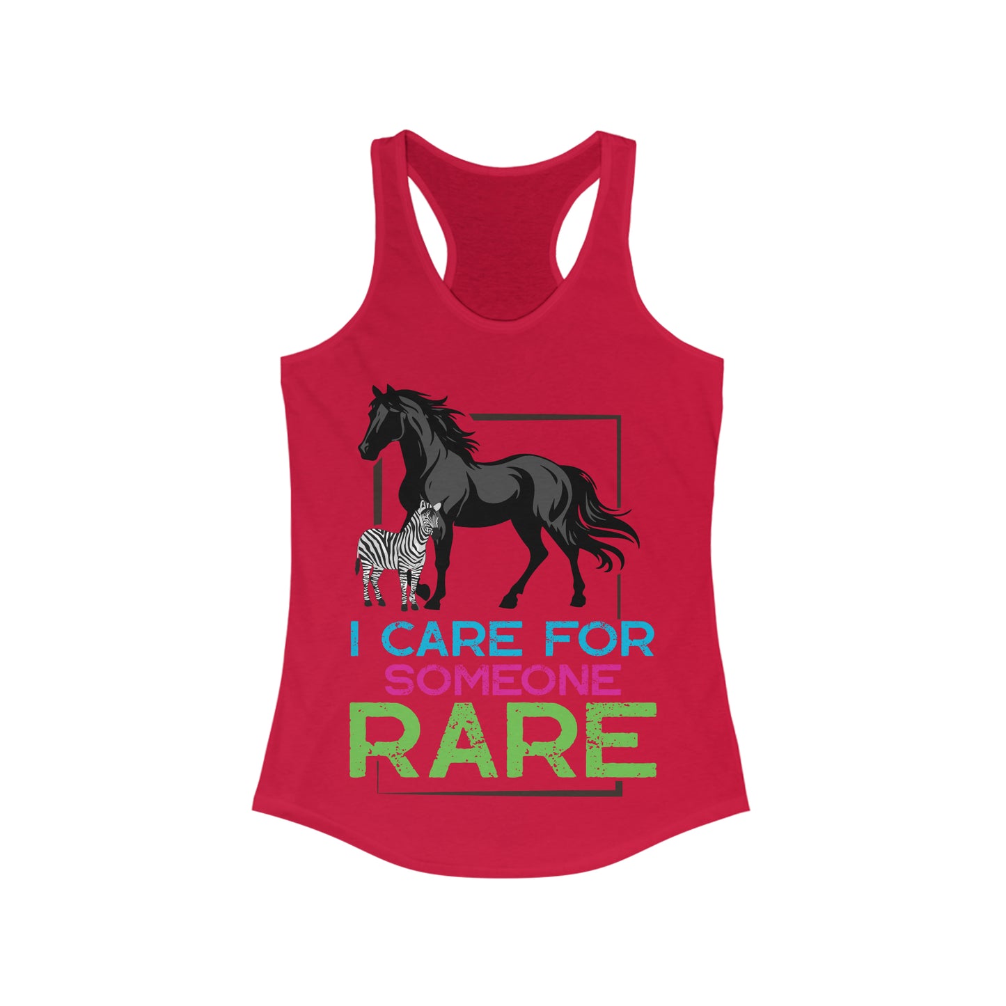 Rare Horse Mom Women's Ideal Racerback Tank