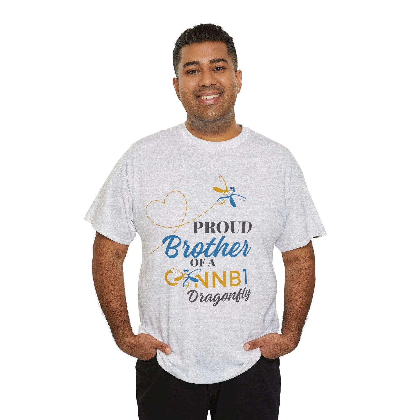 Proud Dragonfly: Brother, Unisex Heavy Cotton Tee