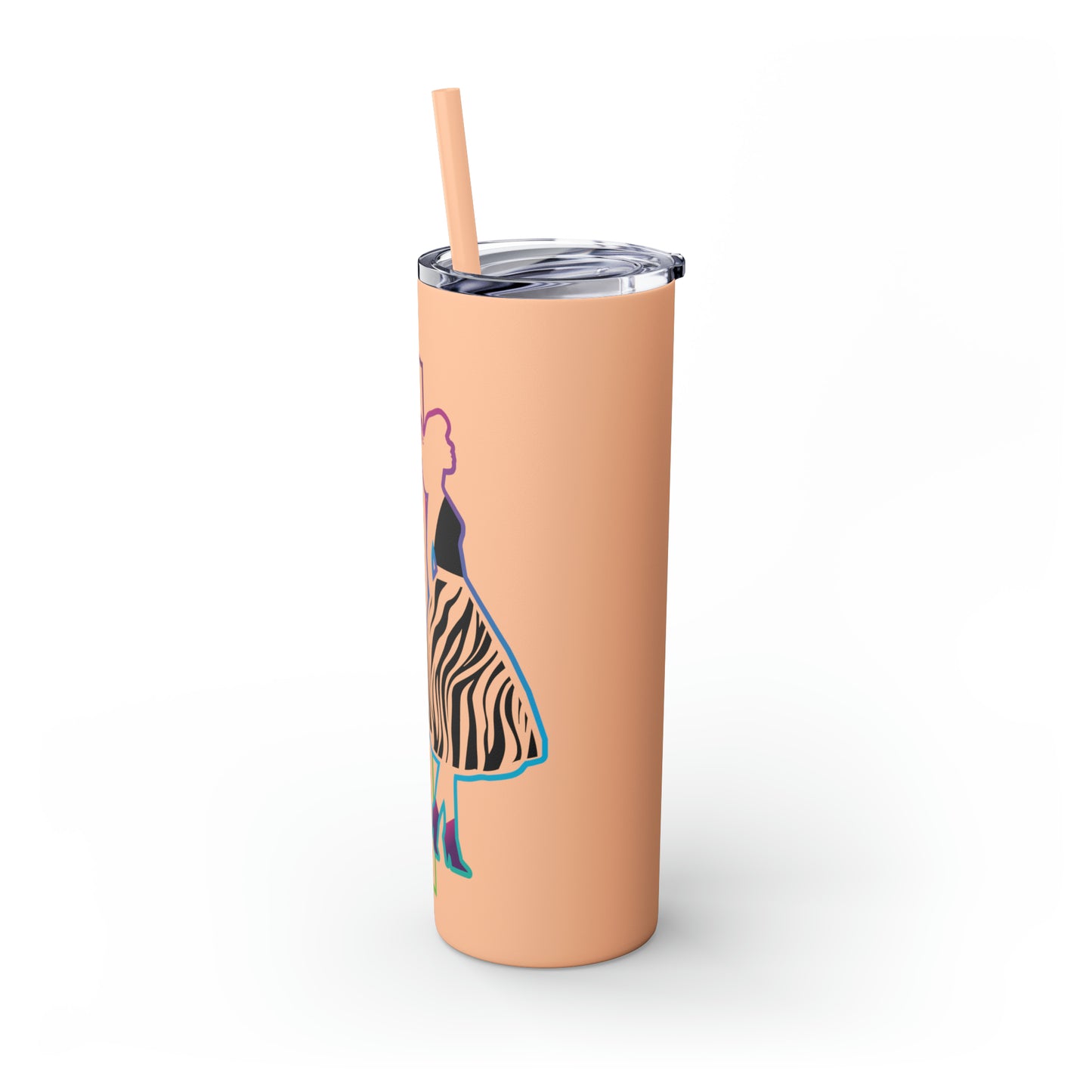 Rare Rayas Skinny Tumbler with Straw, 20oz