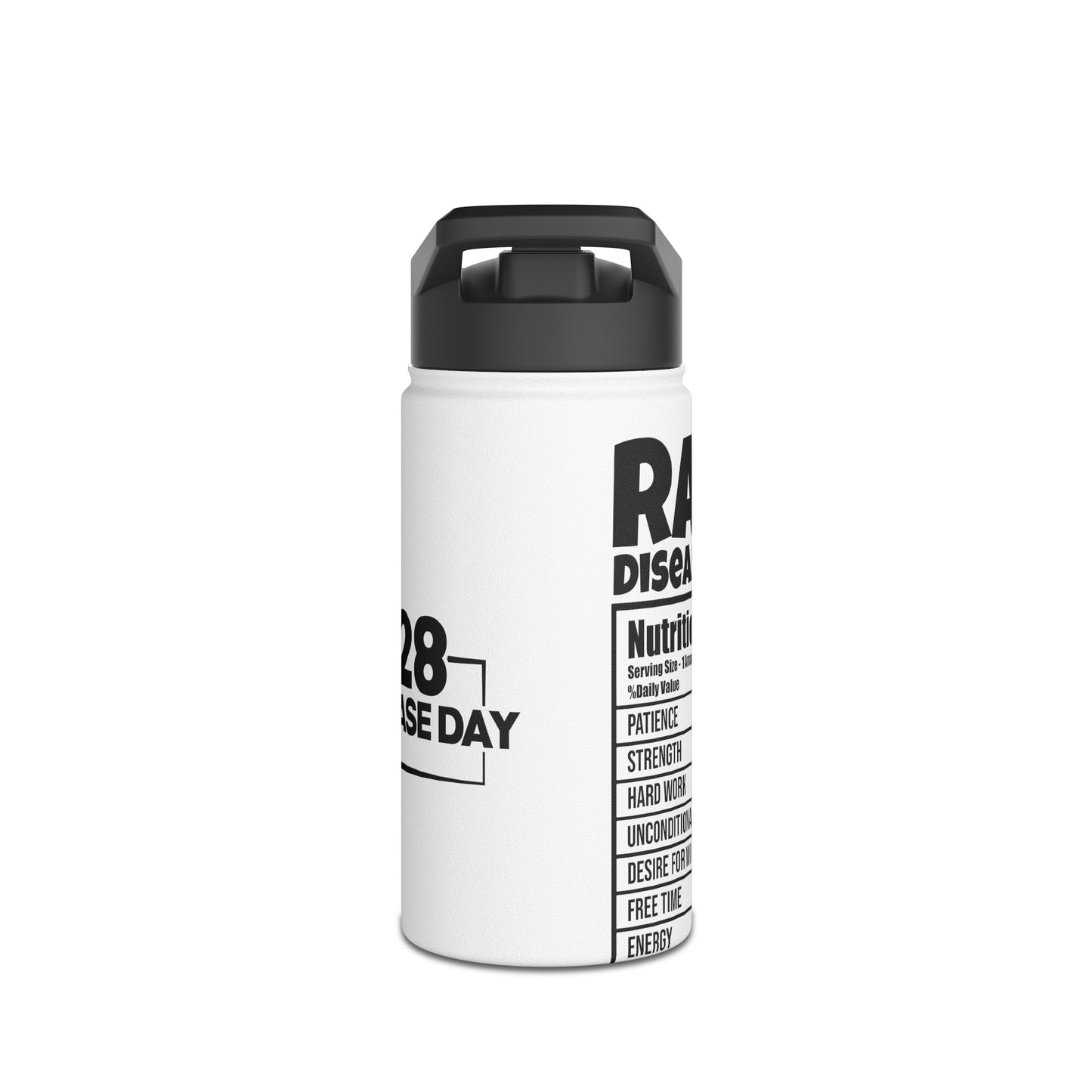 Rare NF-B Steel Water Bottle, Standard Lid