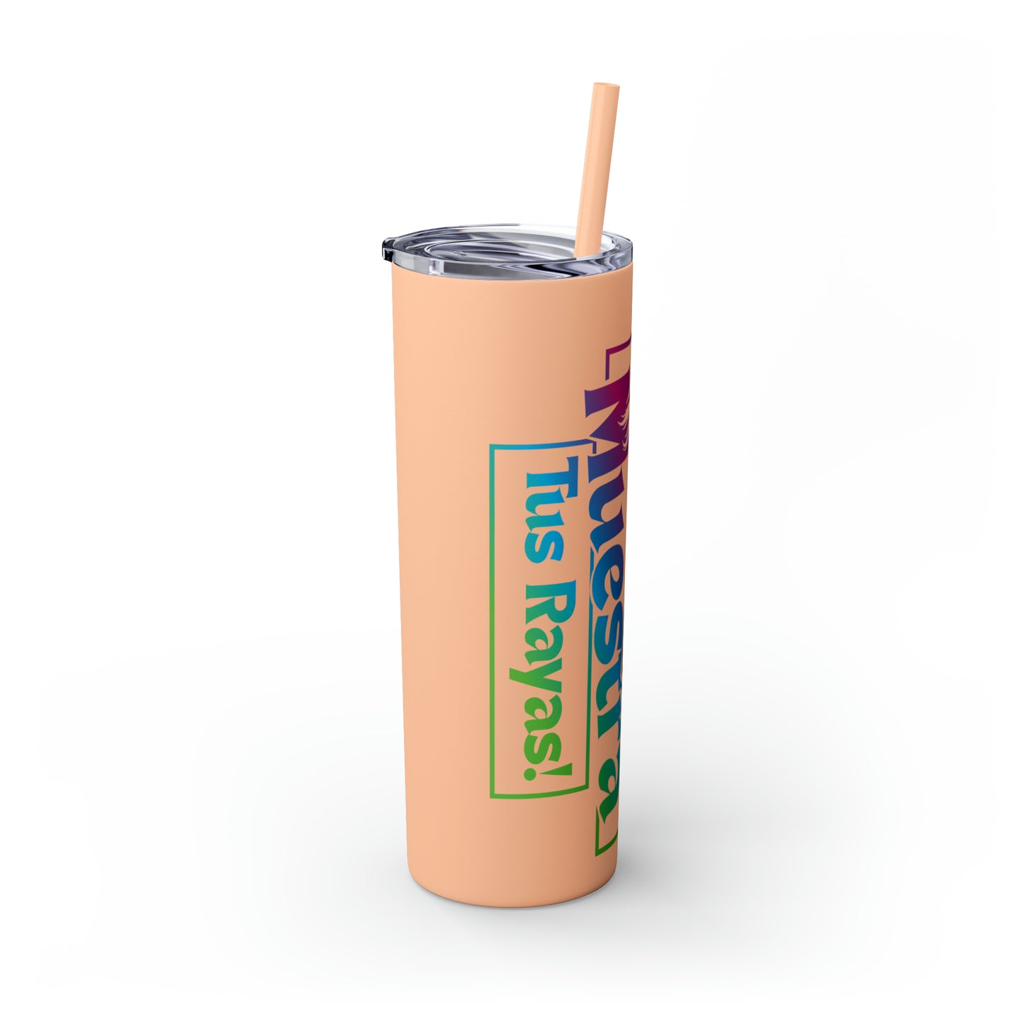 Rare Rayas Skinny Tumbler with Straw, 20oz