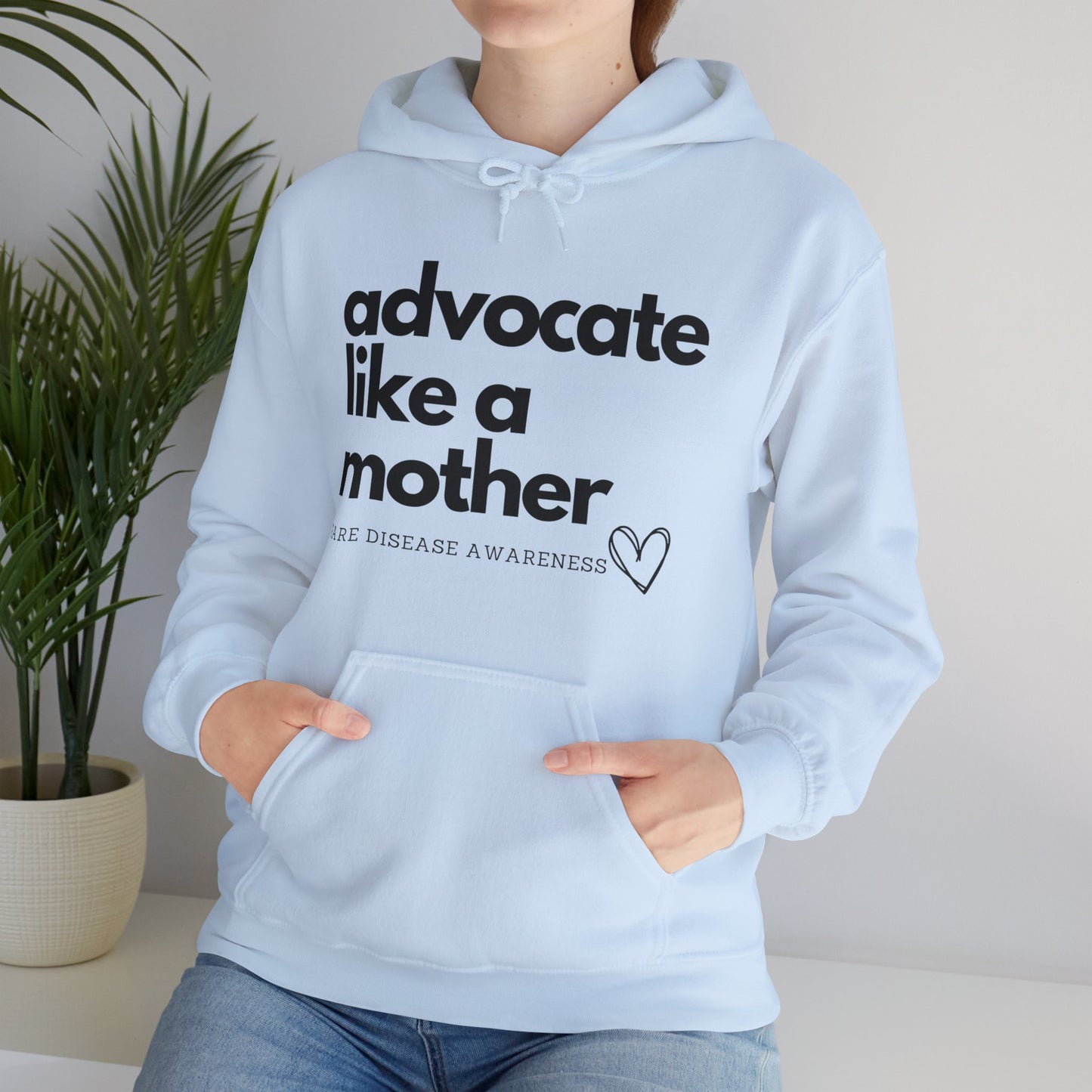 Advocate Like a Mother, Unisex Heavy Blend™ Hooded Sweatshirt