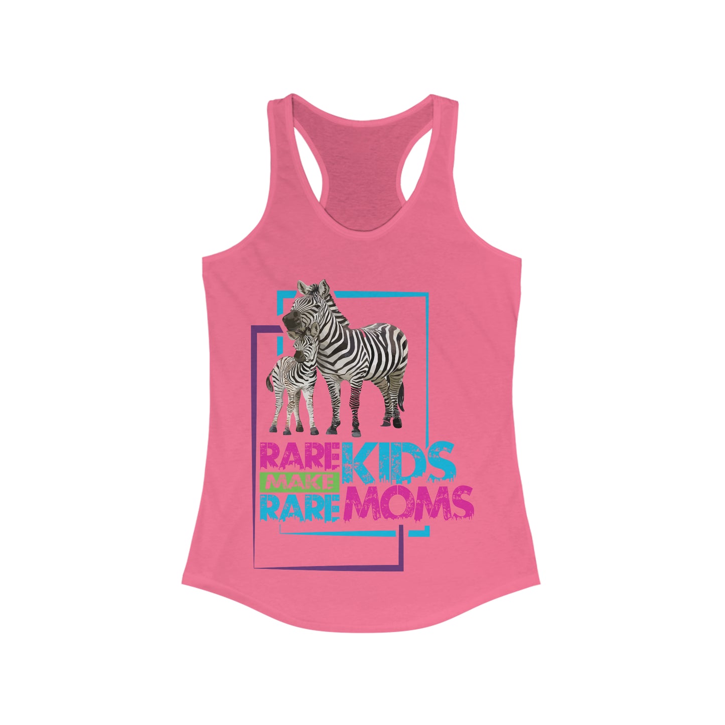 Rare Zebras Women's Ideal Racerback Tank