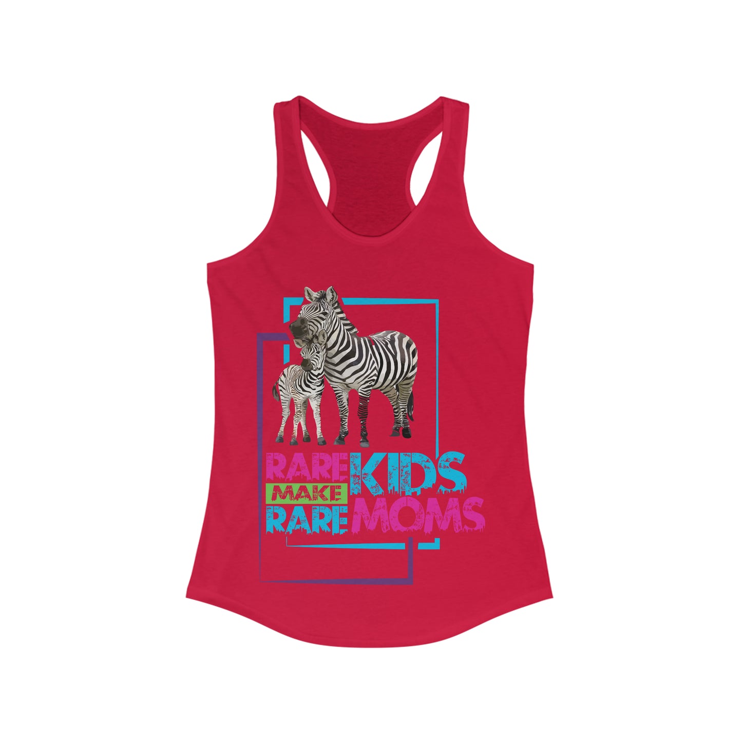 Rare Zebras Women's Ideal Racerback Tank