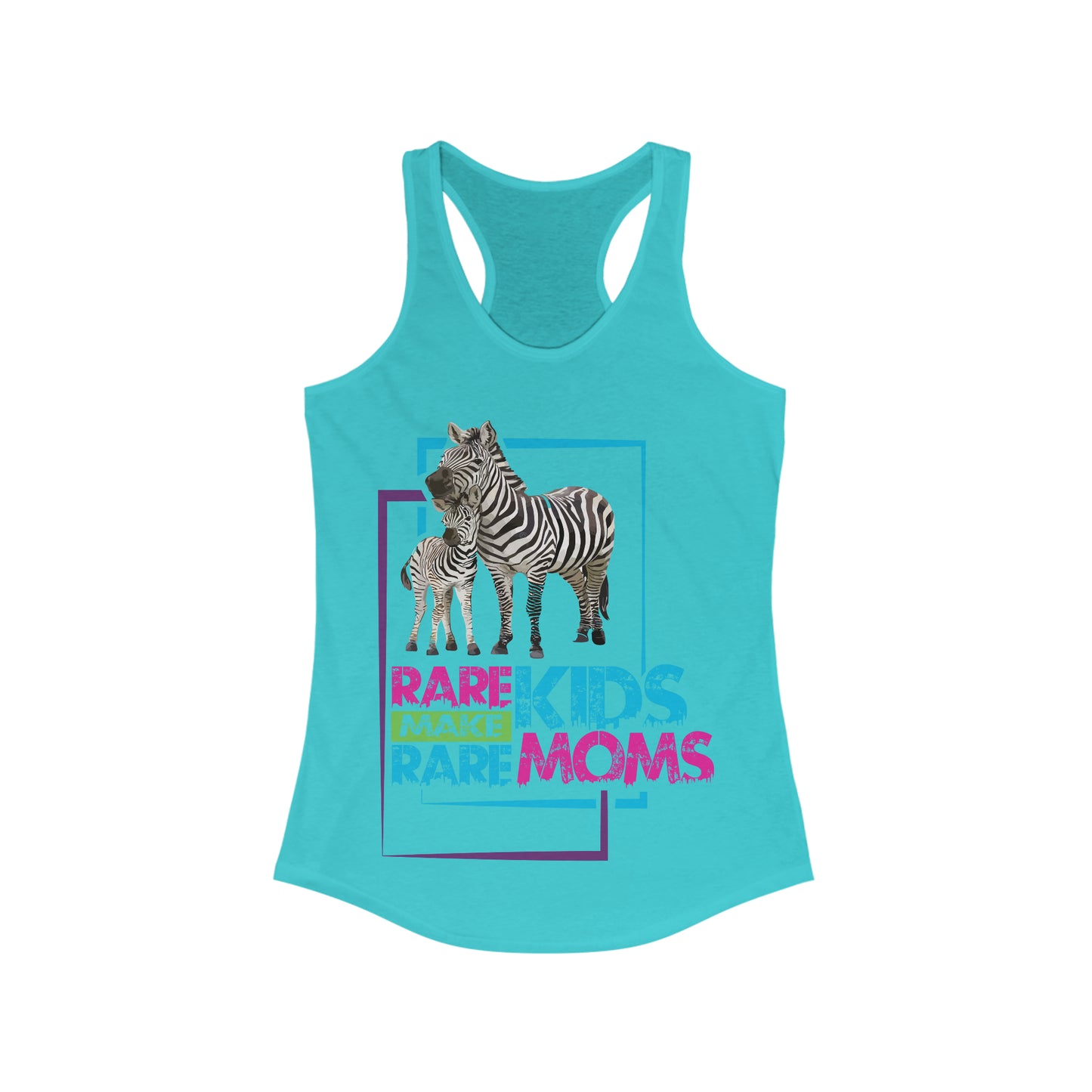 Rare Zebras Women's Ideal Racerback Tank