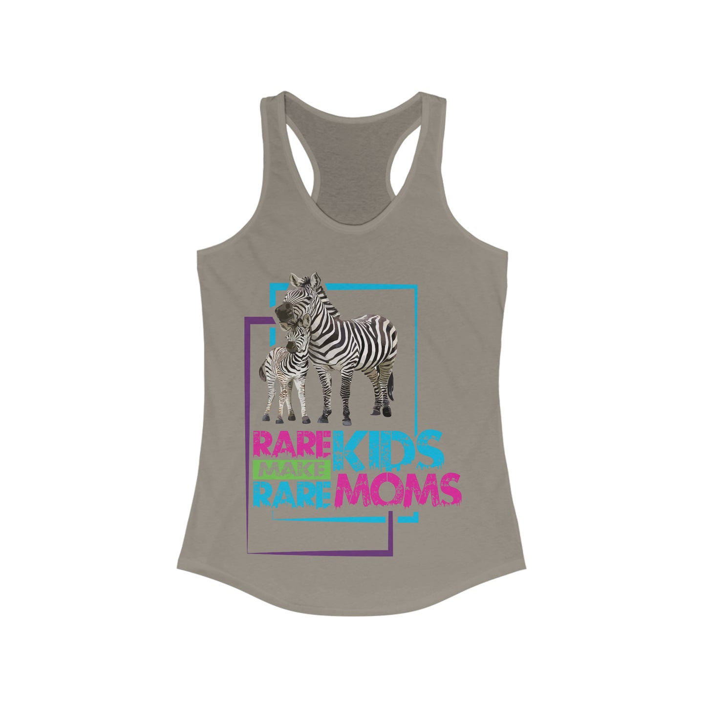 Rare Zebras Women's Ideal Racerback Tank