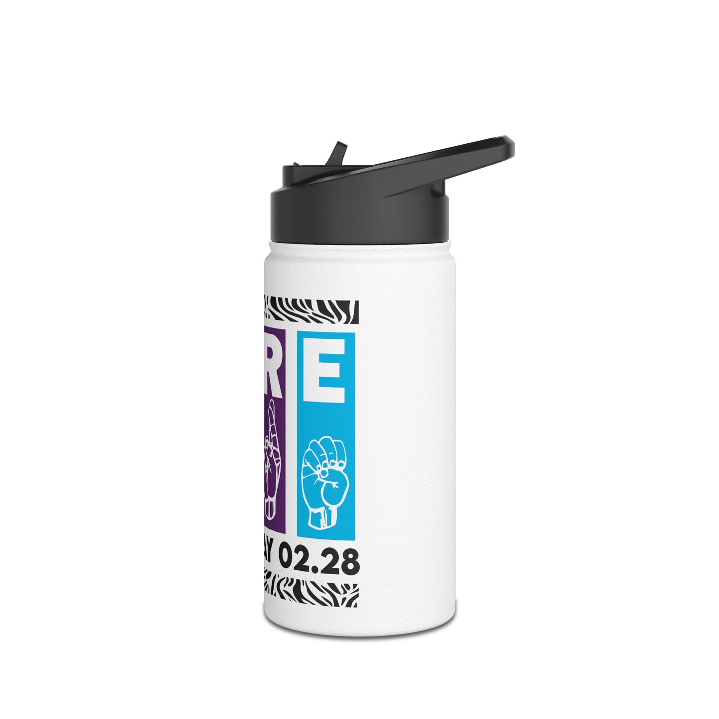 Rare Stainless Steel Water Bottle, Standard Lid