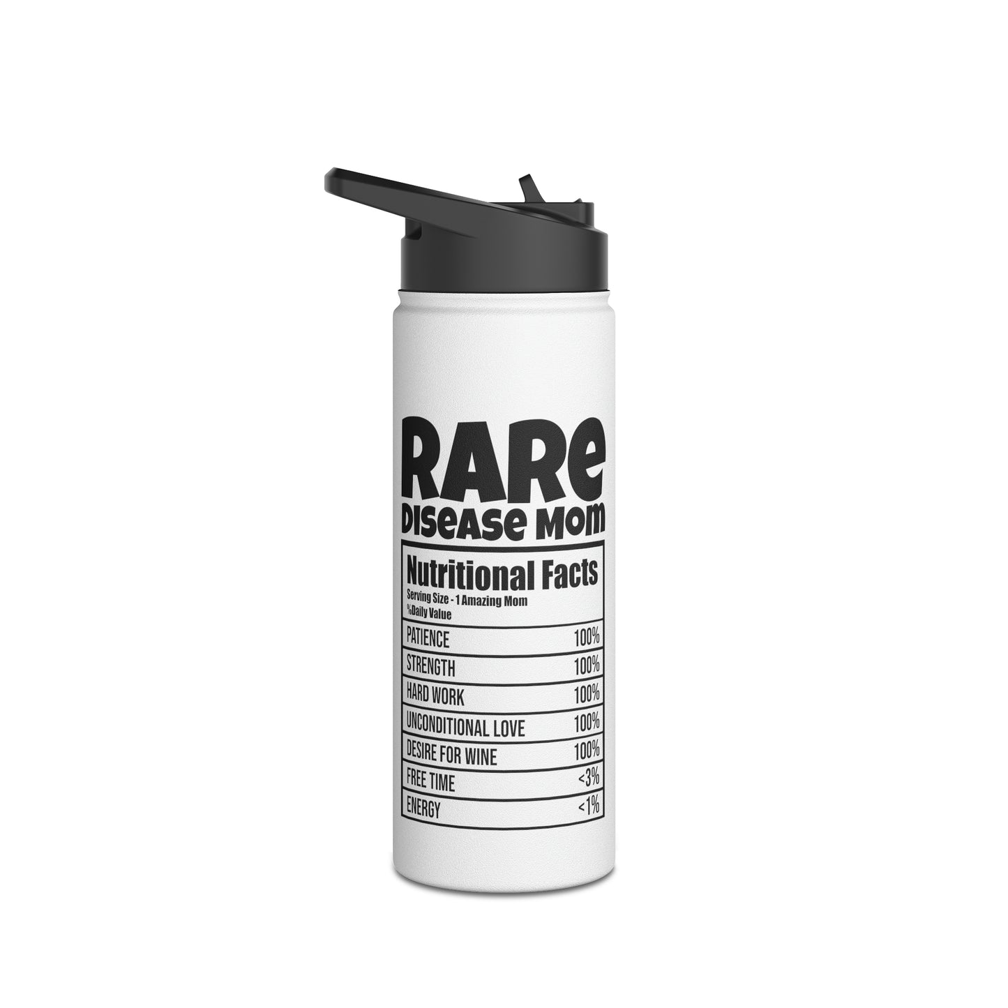 Rare NF-B Steel Water Bottle, Standard Lid