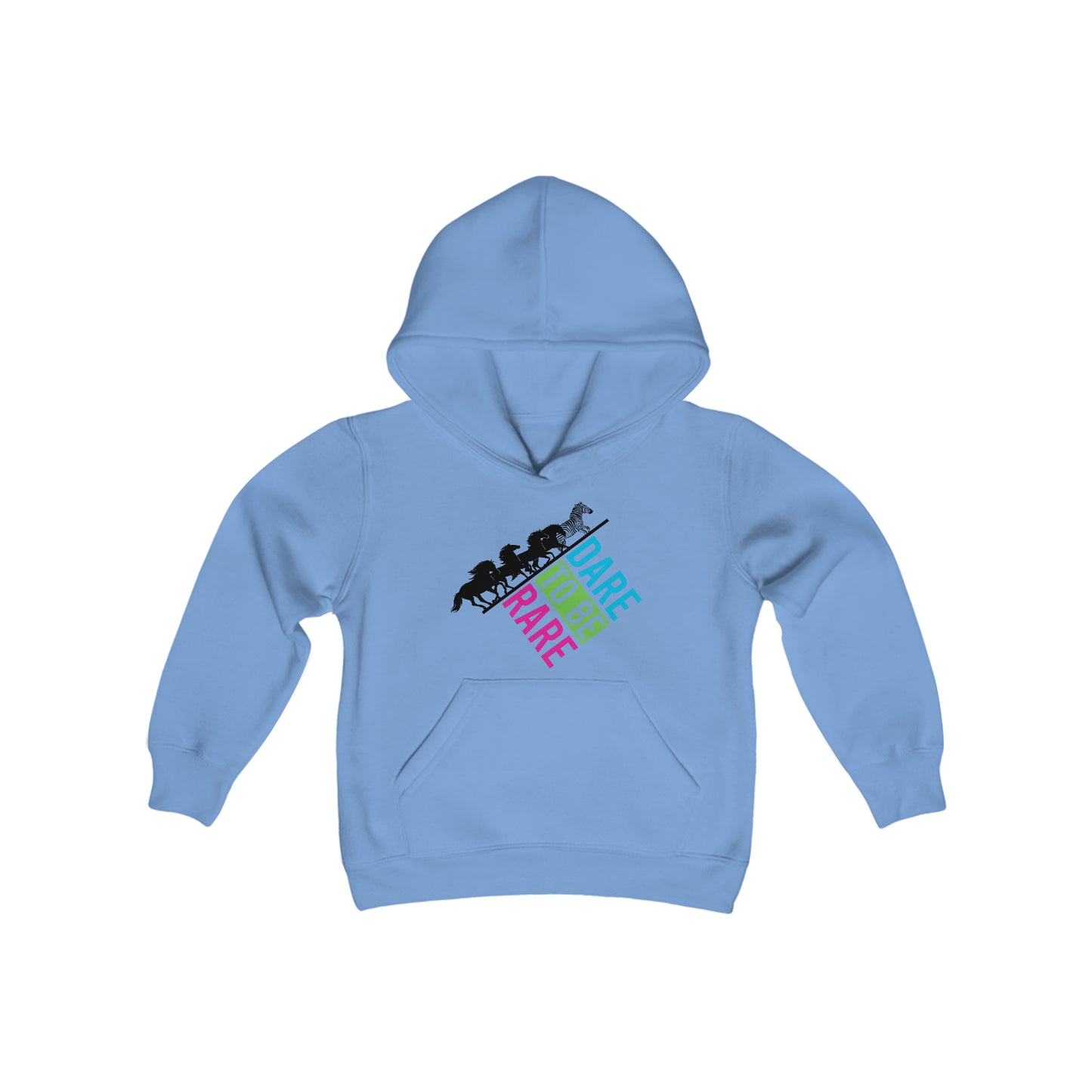 Rare Zebra Lead Youth Heavy Blend Hooded Sweatshirt