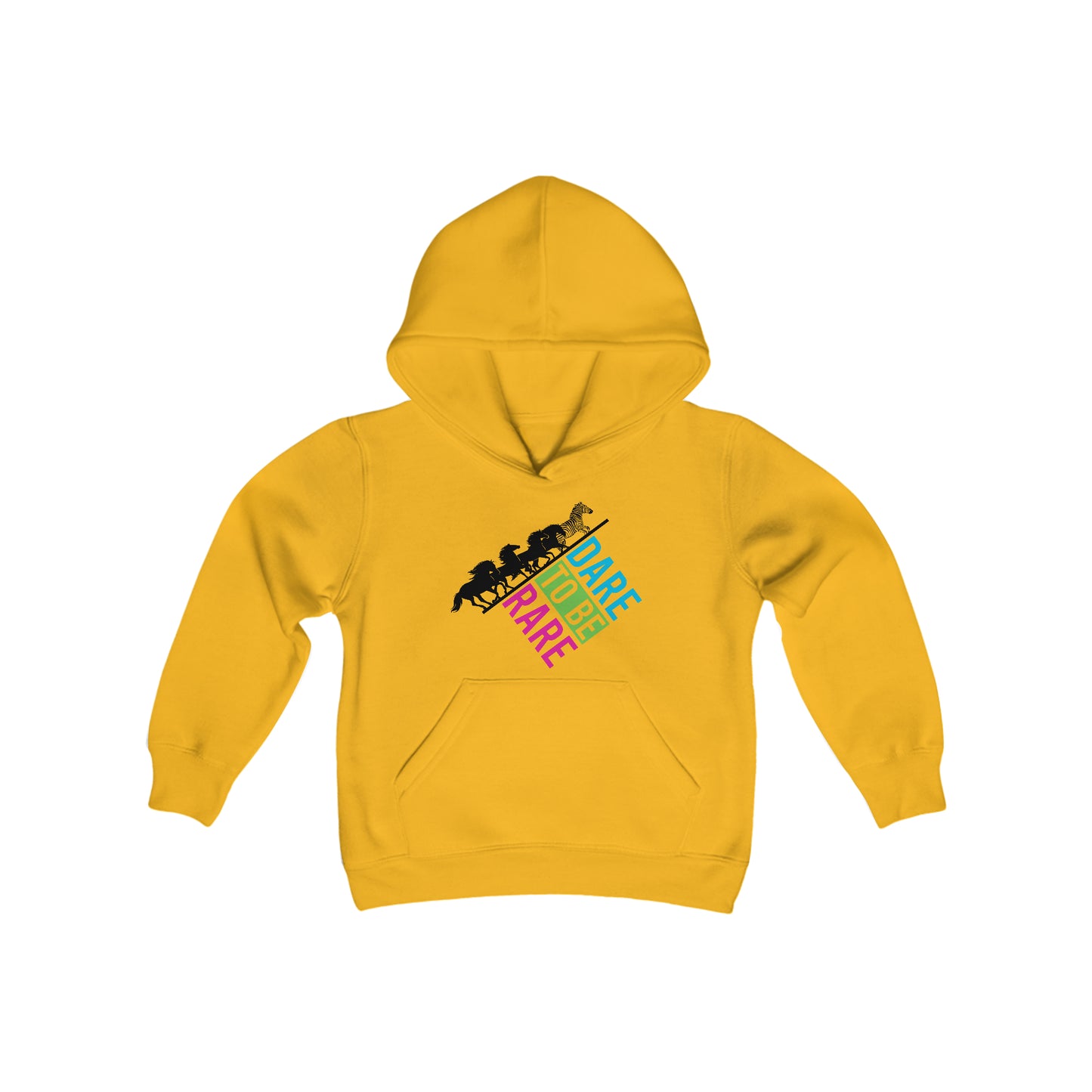 Rare Zebra Lead Youth Heavy Blend Hooded Sweatshirt