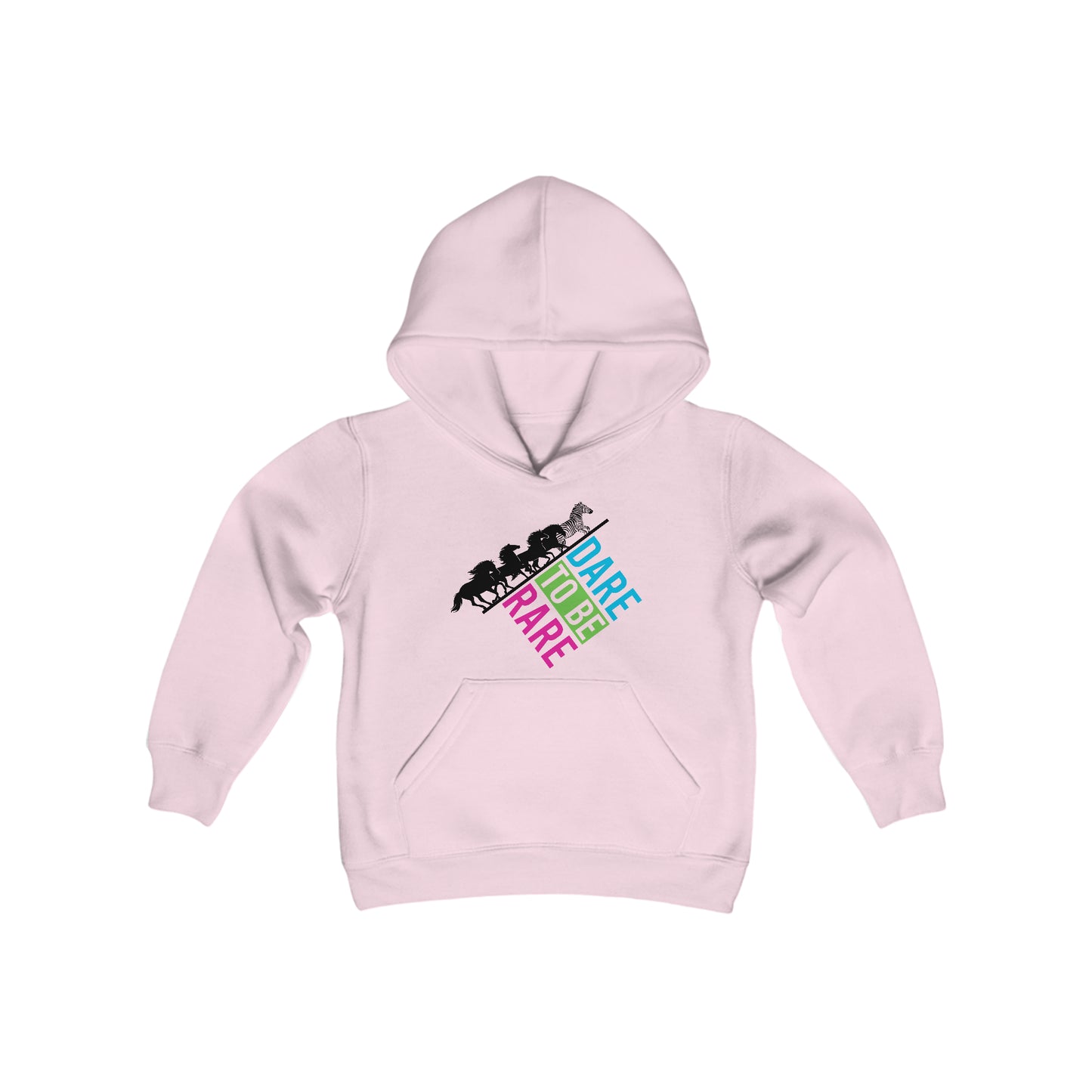 Rare Zebra Lead Youth Heavy Blend Hooded Sweatshirt