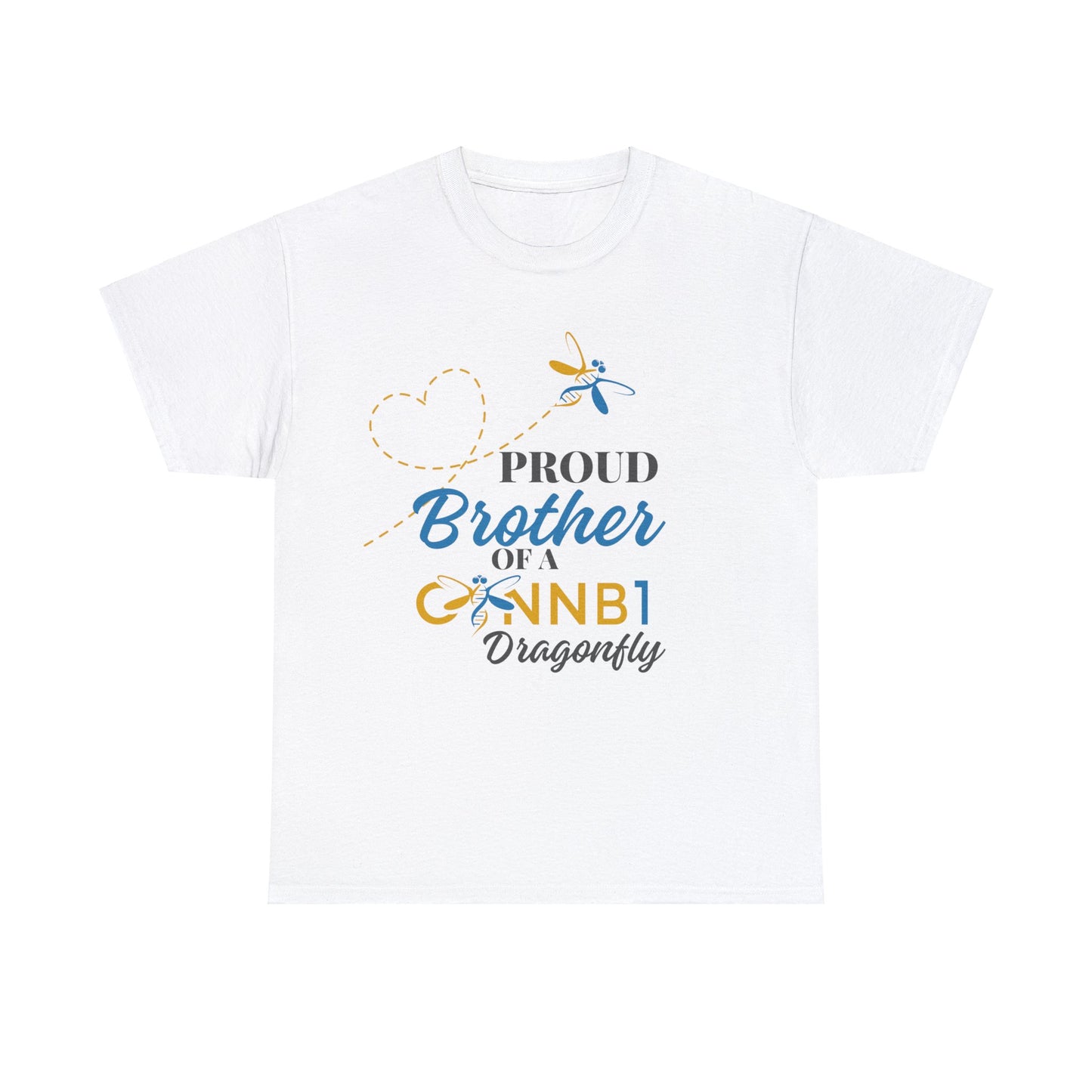 Proud Dragonfly: Brother, Unisex Heavy Cotton Tee