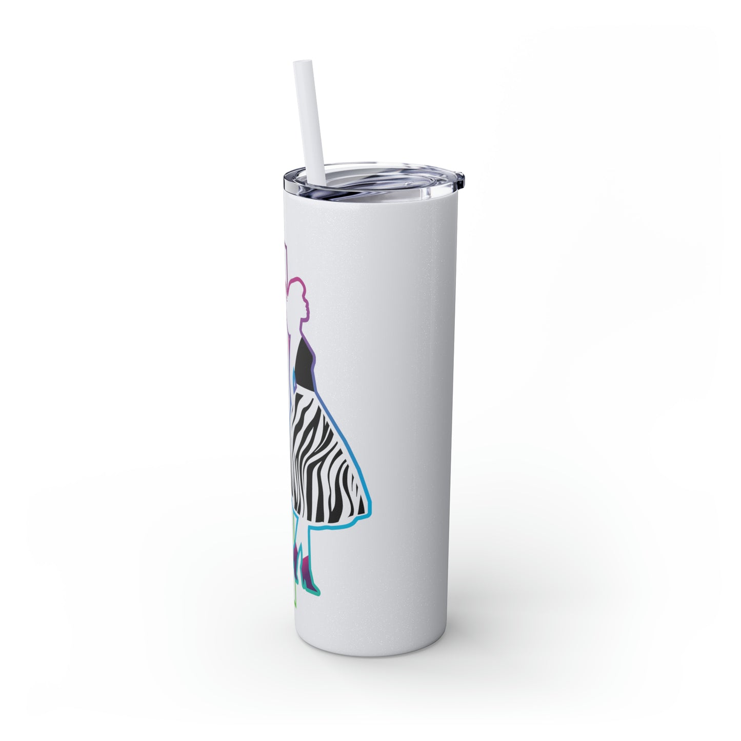 Rare Rayas Skinny Tumbler with Straw, 20oz