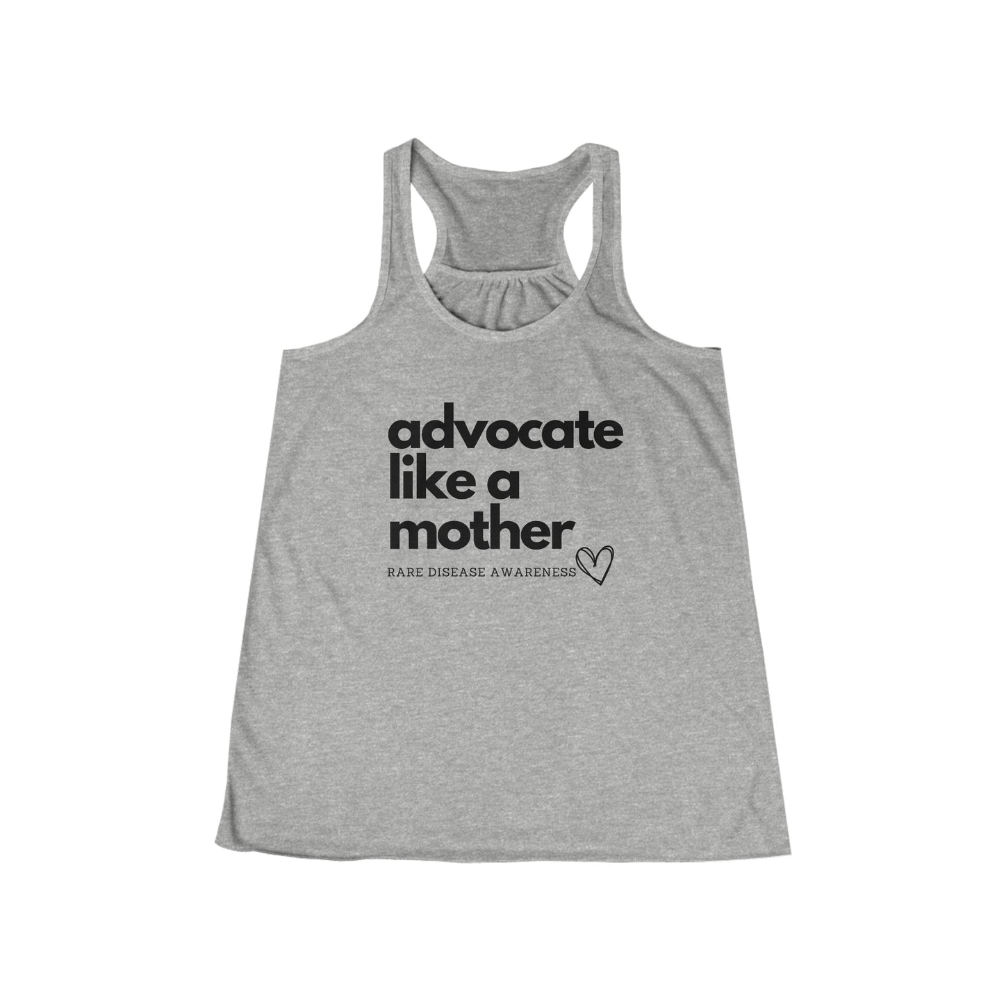 Advocate Like a Mother, Women's Flowy Racerback Tank