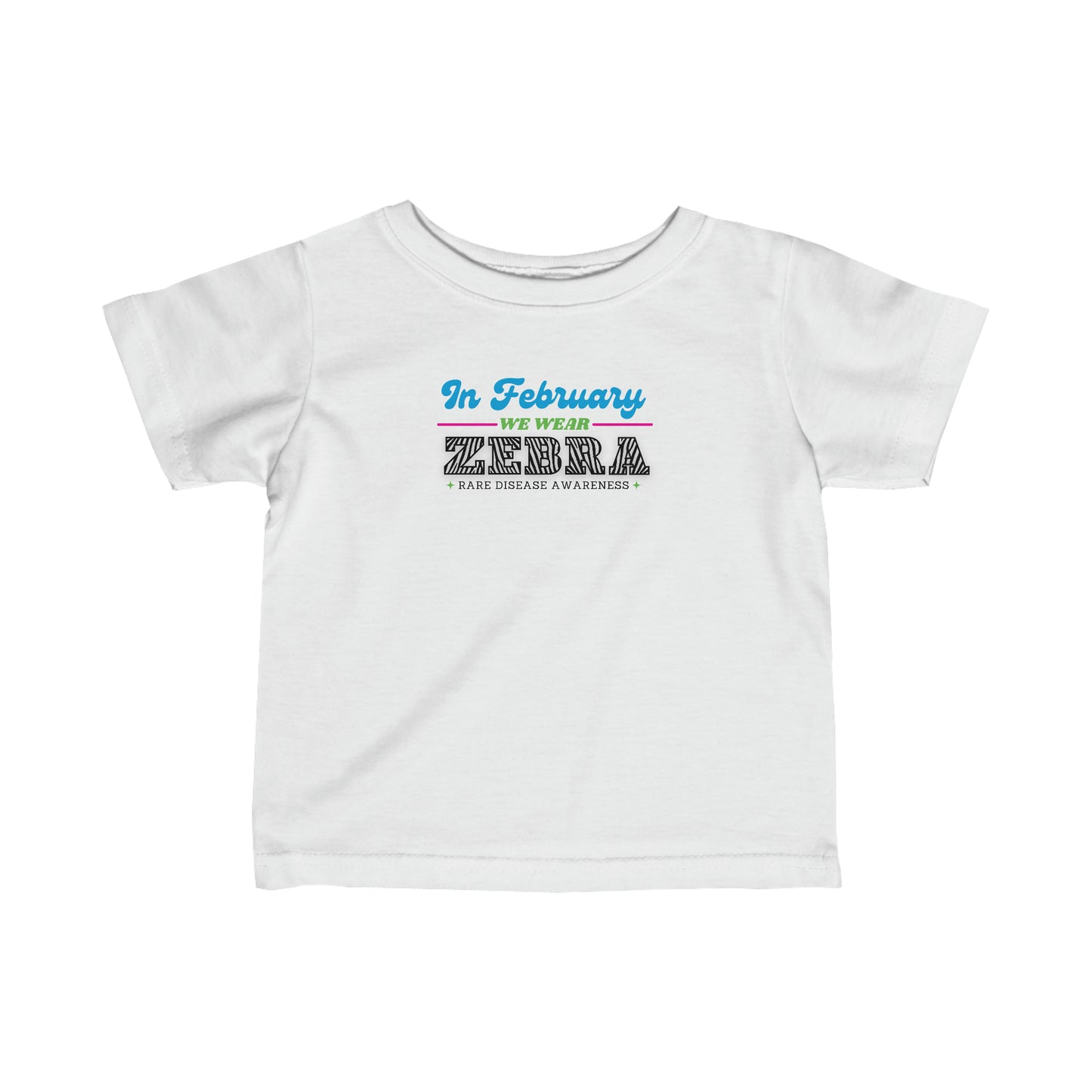 In February - we wear - ZEBRA Infant Fine Jersey Tee