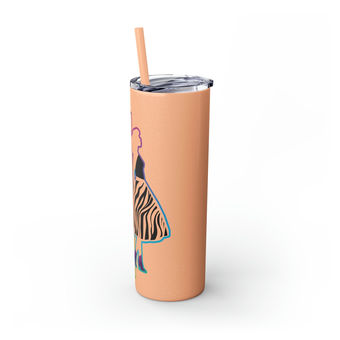 Rare Rayas Skinny Tumbler with Straw, 20oz