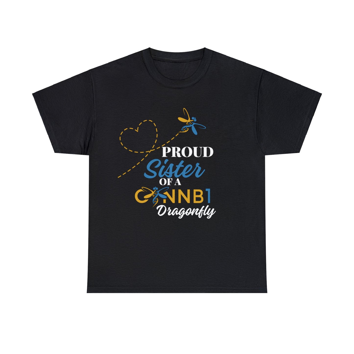 Proud Dragonfly: Sister, Unisex Heavy Cotton Tee