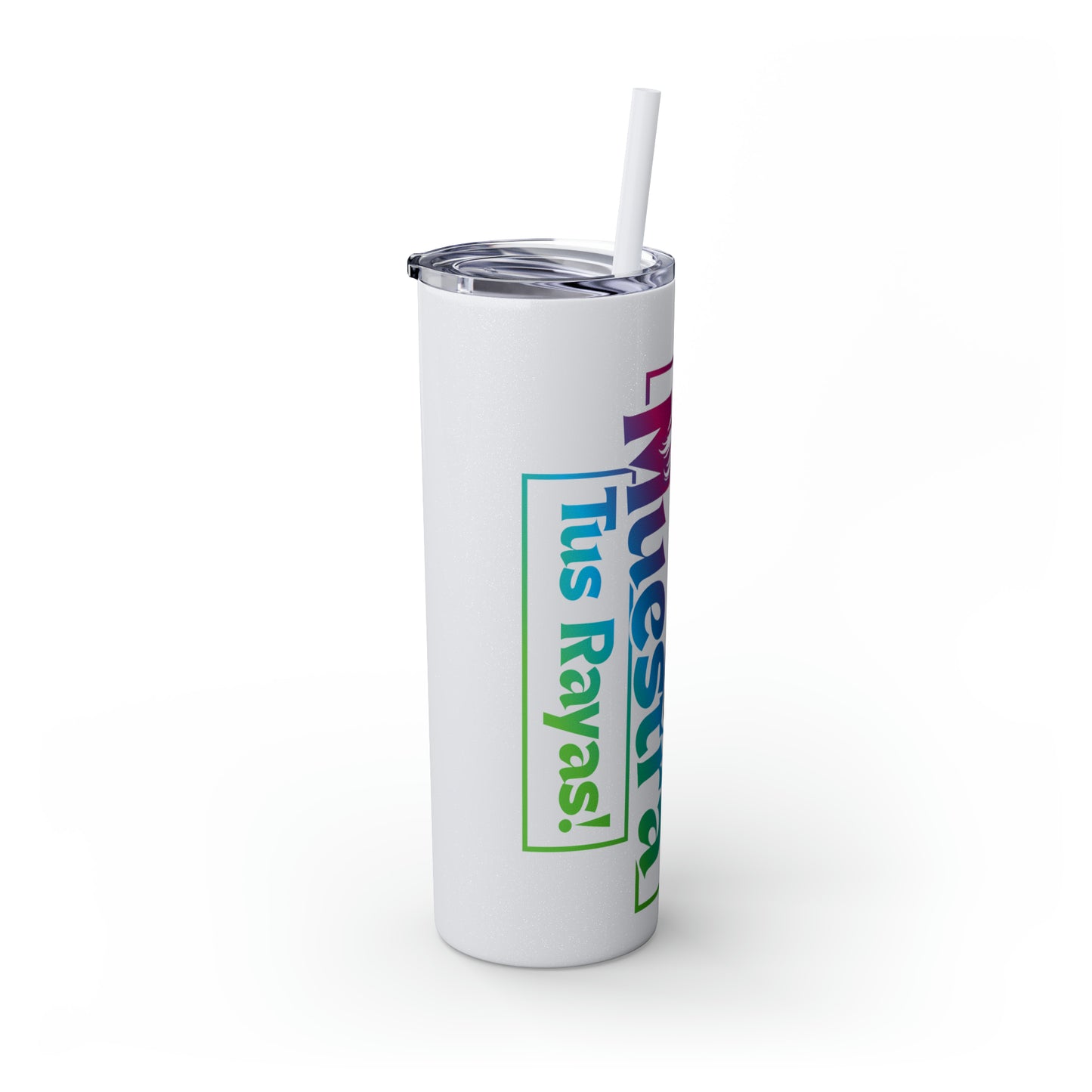 Rare Rayas Skinny Tumbler with Straw, 20oz