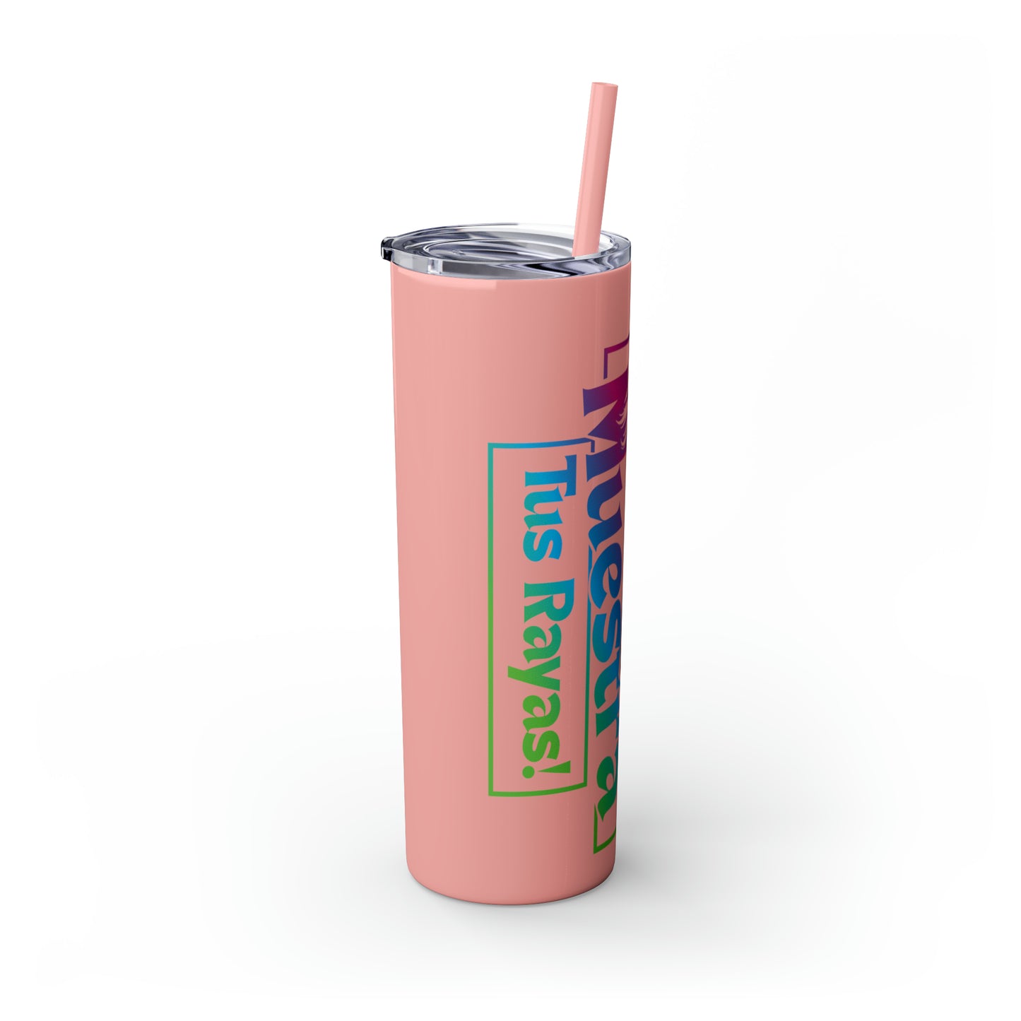 Rare Rayas Skinny Tumbler with Straw, 20oz