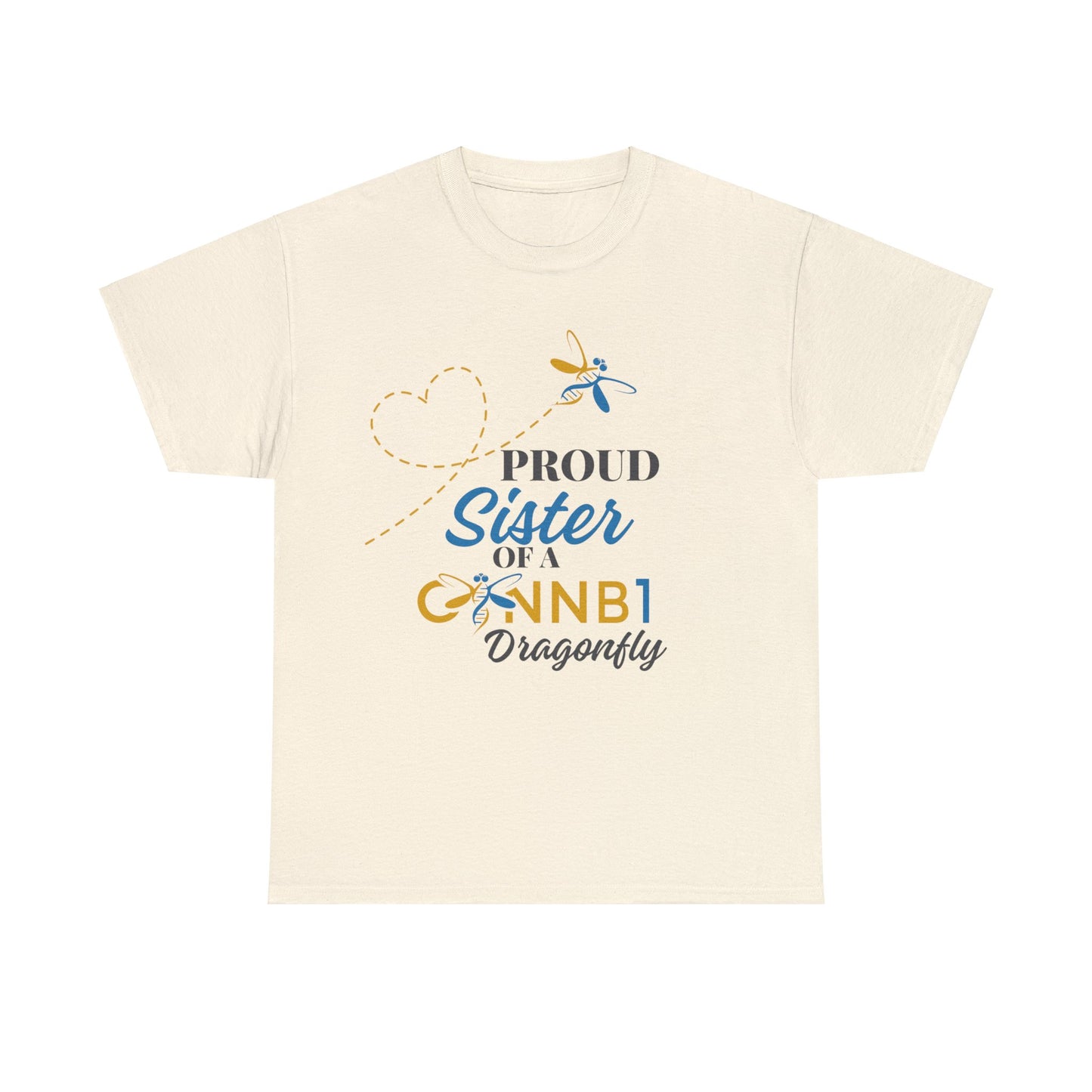 Proud Dragonfly: Sister, Unisex Heavy Cotton Tee