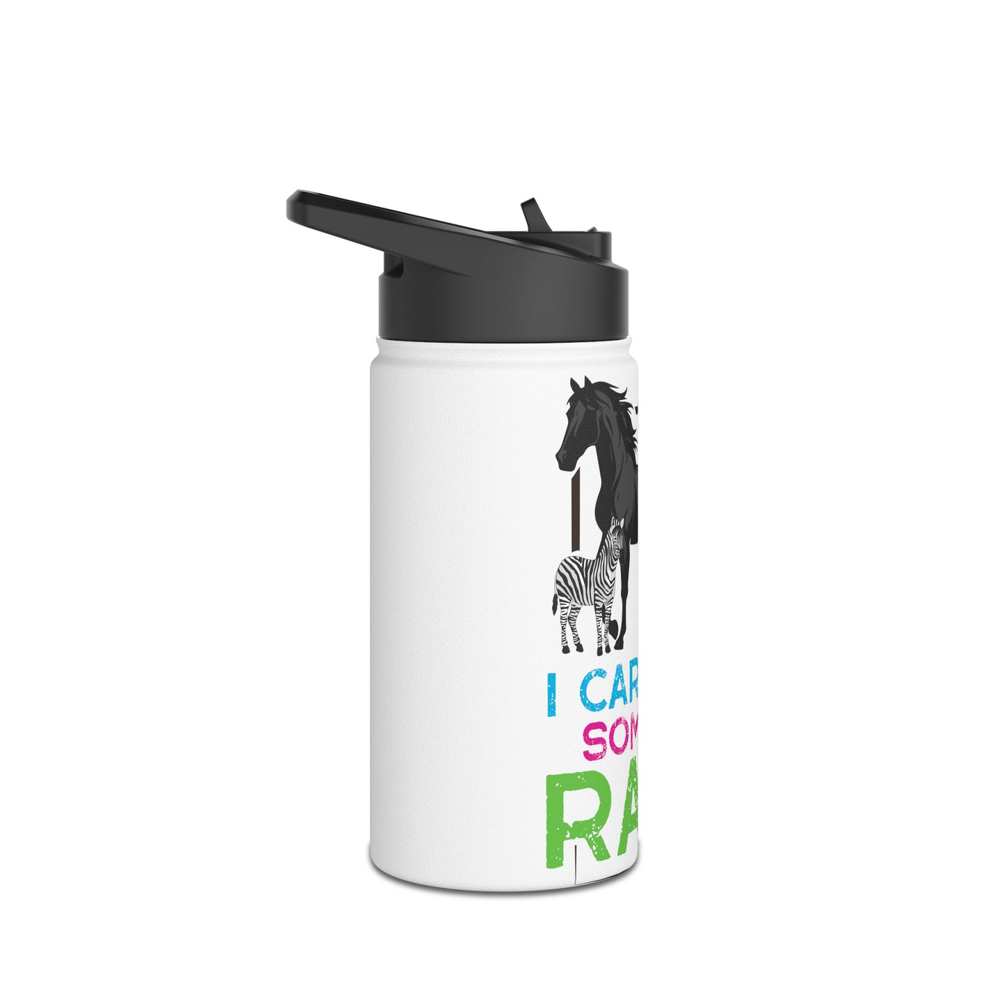 Rare Horse Mom Stainless Steel Water Bottle, Standard Lid