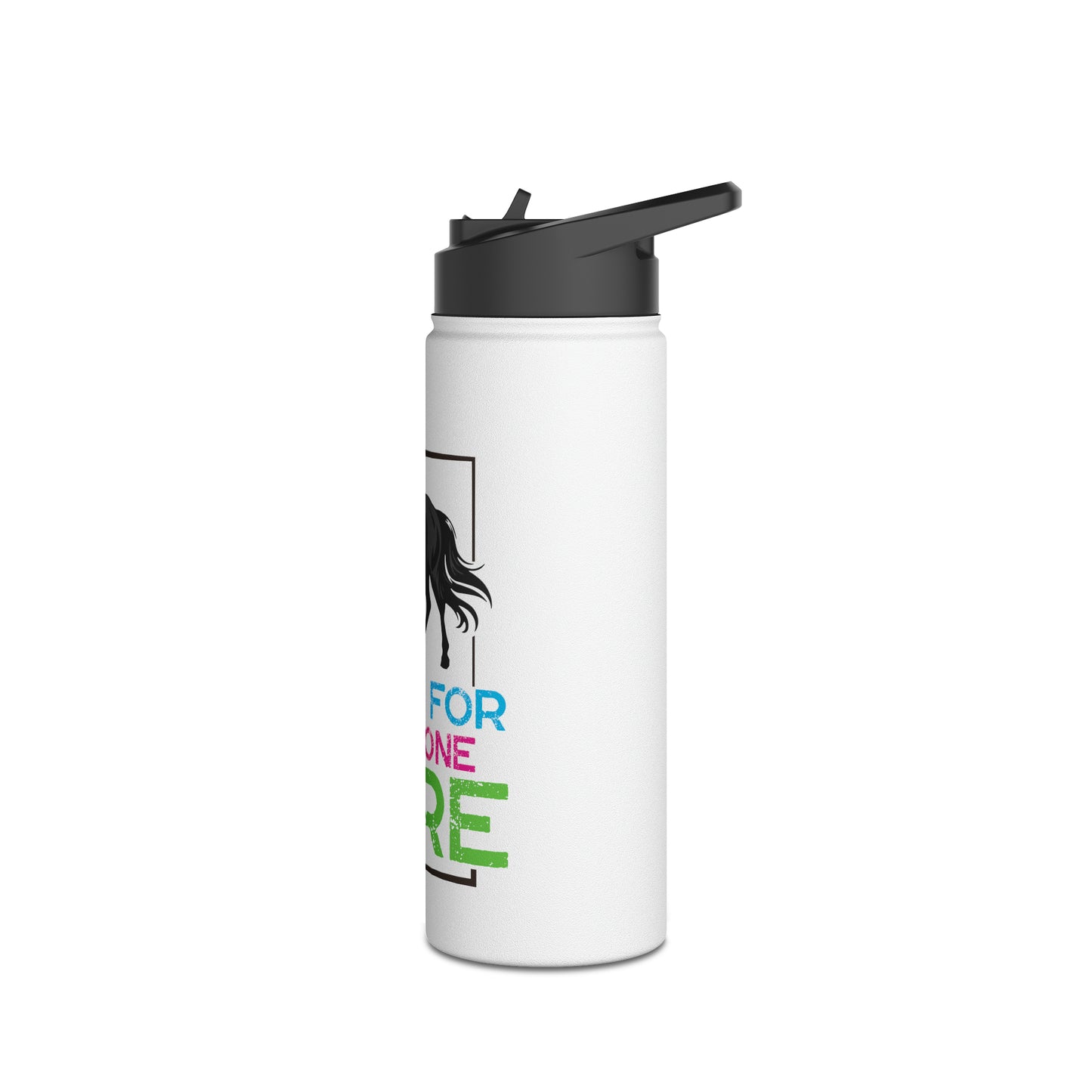 Rare Horse Mom Stainless Steel Water Bottle, Standard Lid