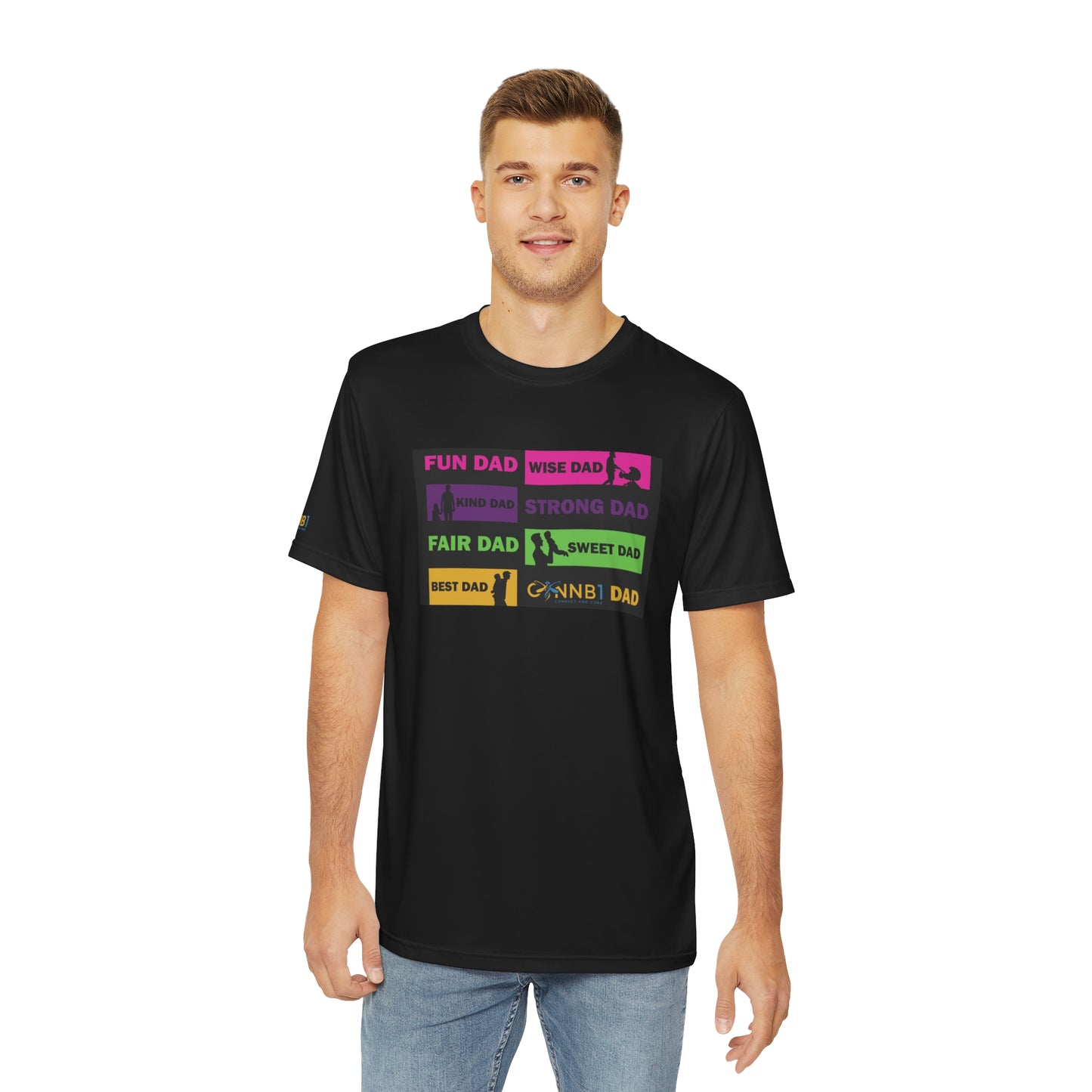 Dads Men's Polyester Tee (AOP)