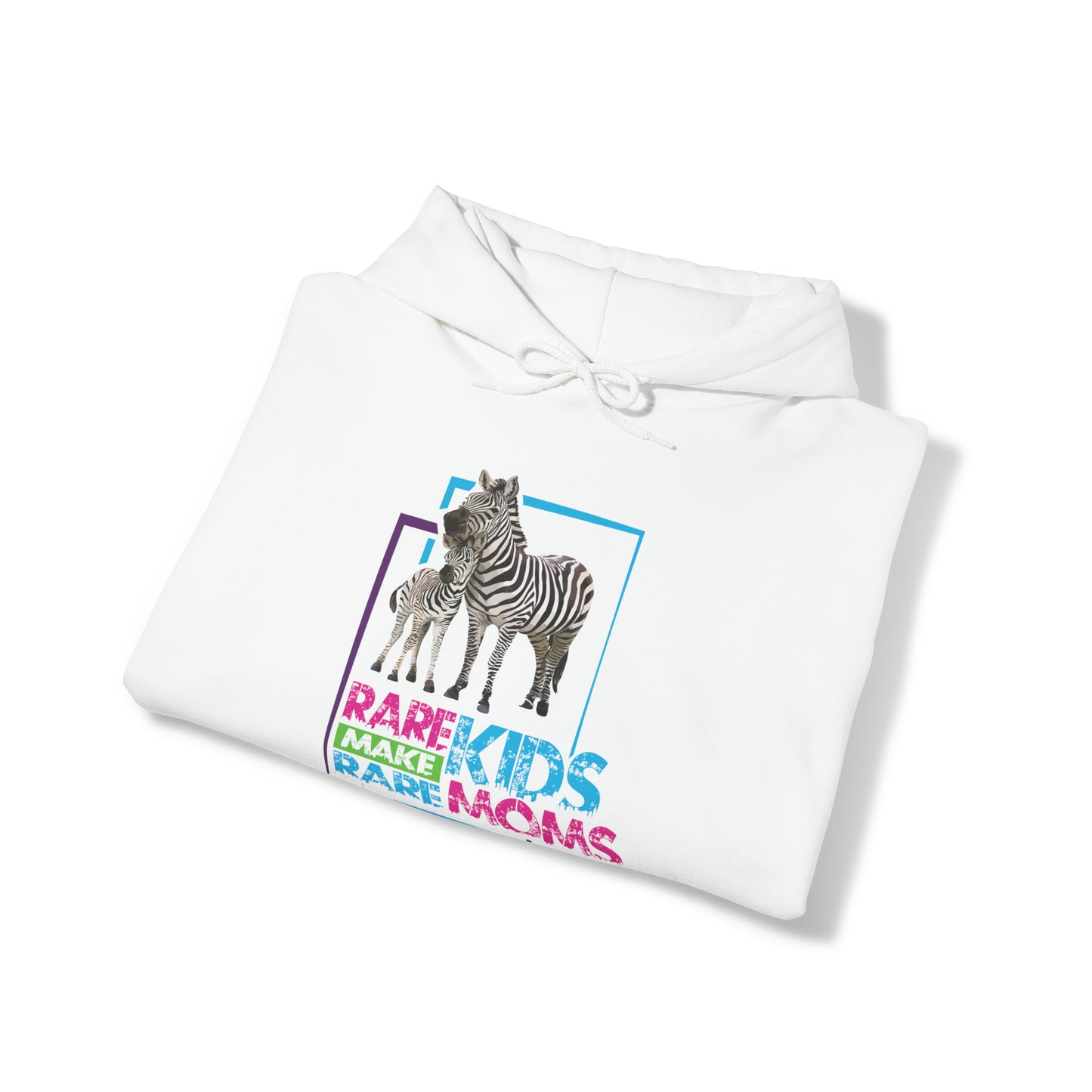 Rare Mom Zebra Unisex Heavy Blend™ Hooded Sweatshirt