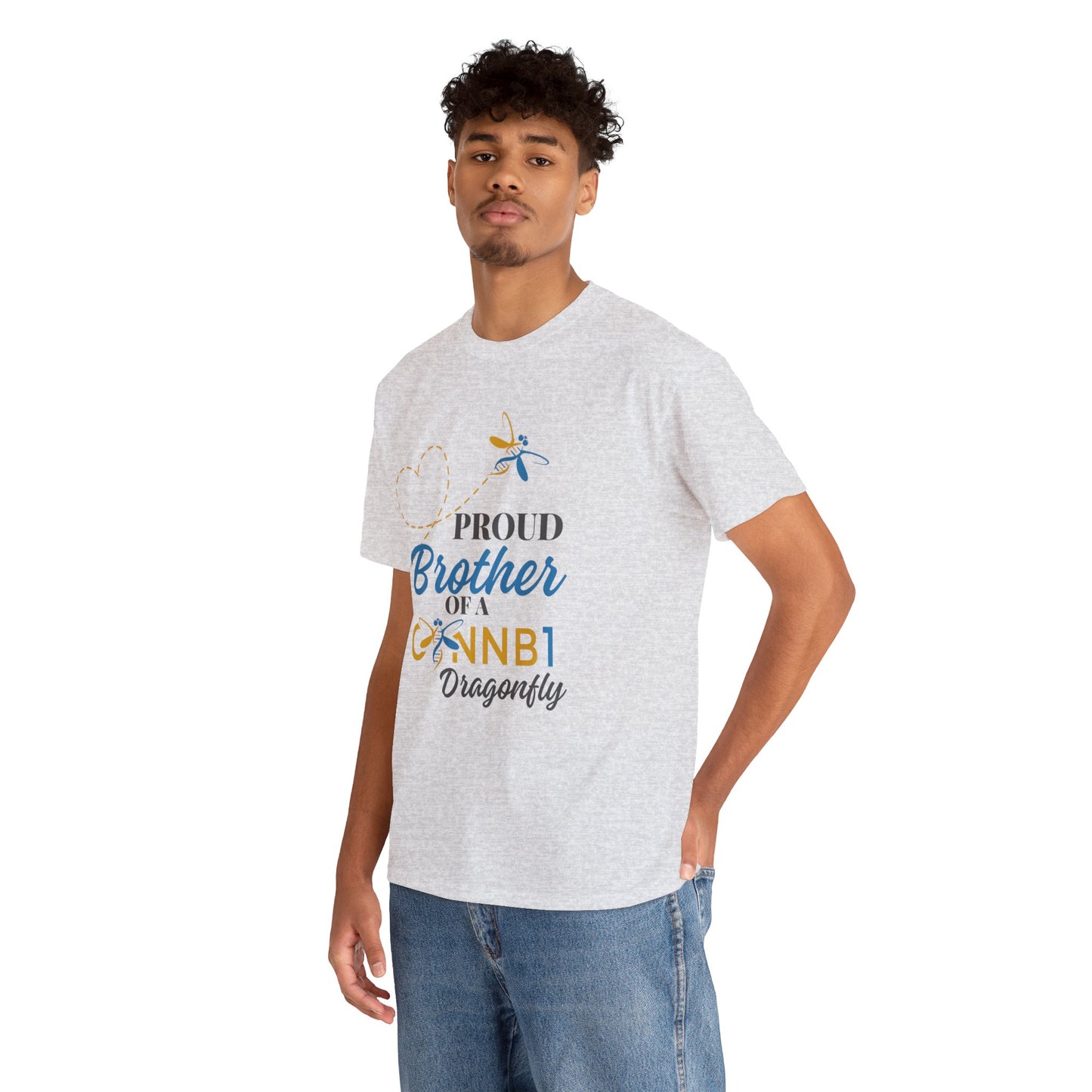 Proud Dragonfly: Brother, Unisex Heavy Cotton Tee