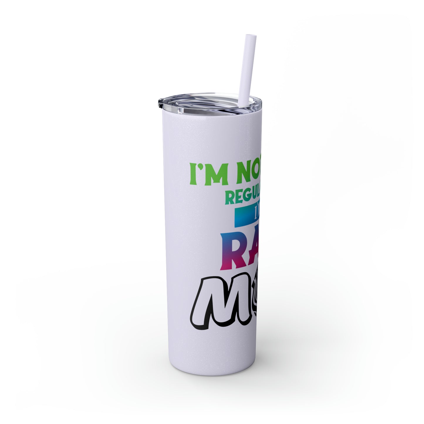 Rare Mom Skinny Tumbler with Straw, 20oz