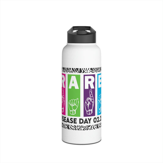 Rare Stainless Steel Water Bottle, Standard Lid