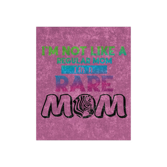 Rare - Mom  P Crushed Velvet Blanket