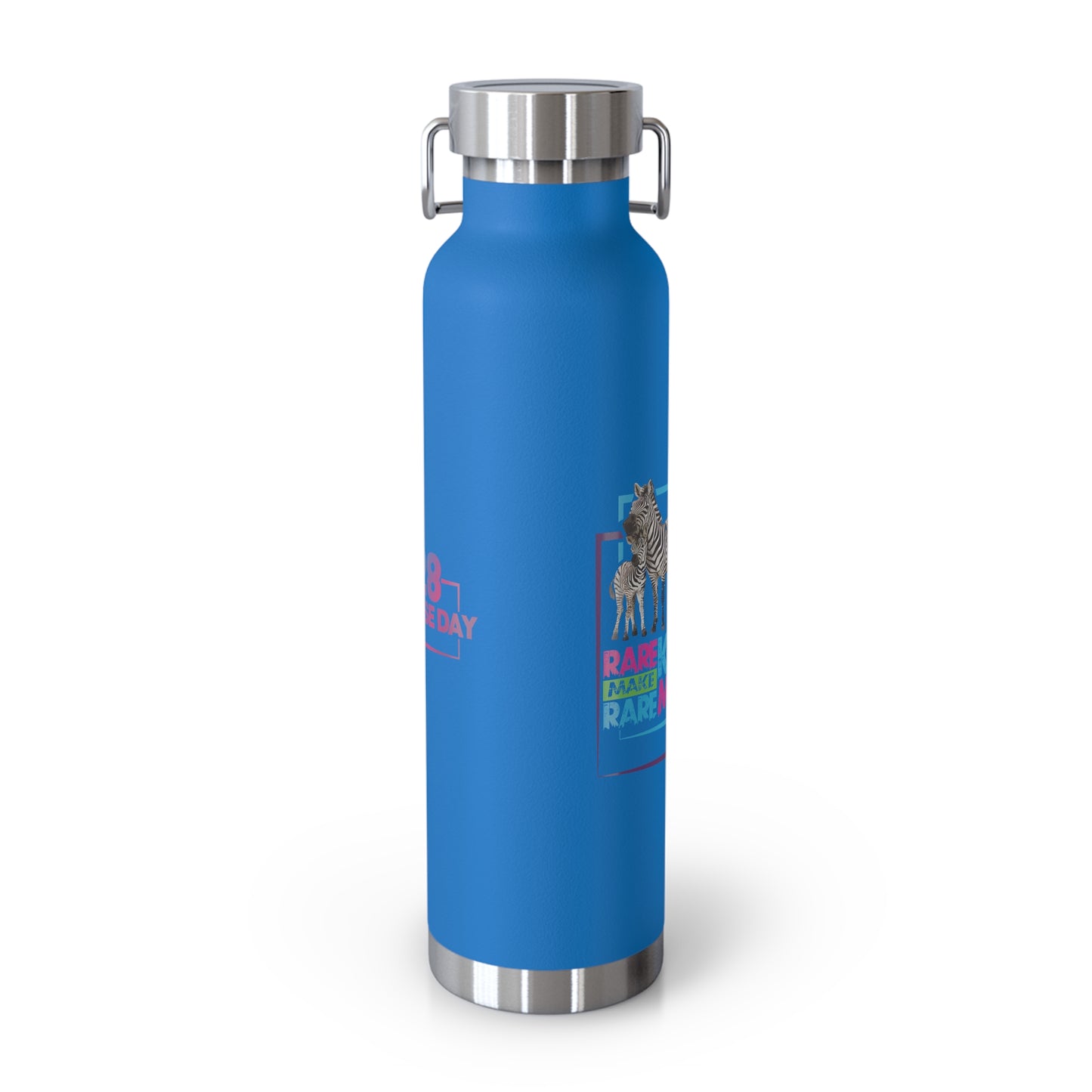 Rare Zebra Mom Copper Vacuum Insulated Bottle, 22oz