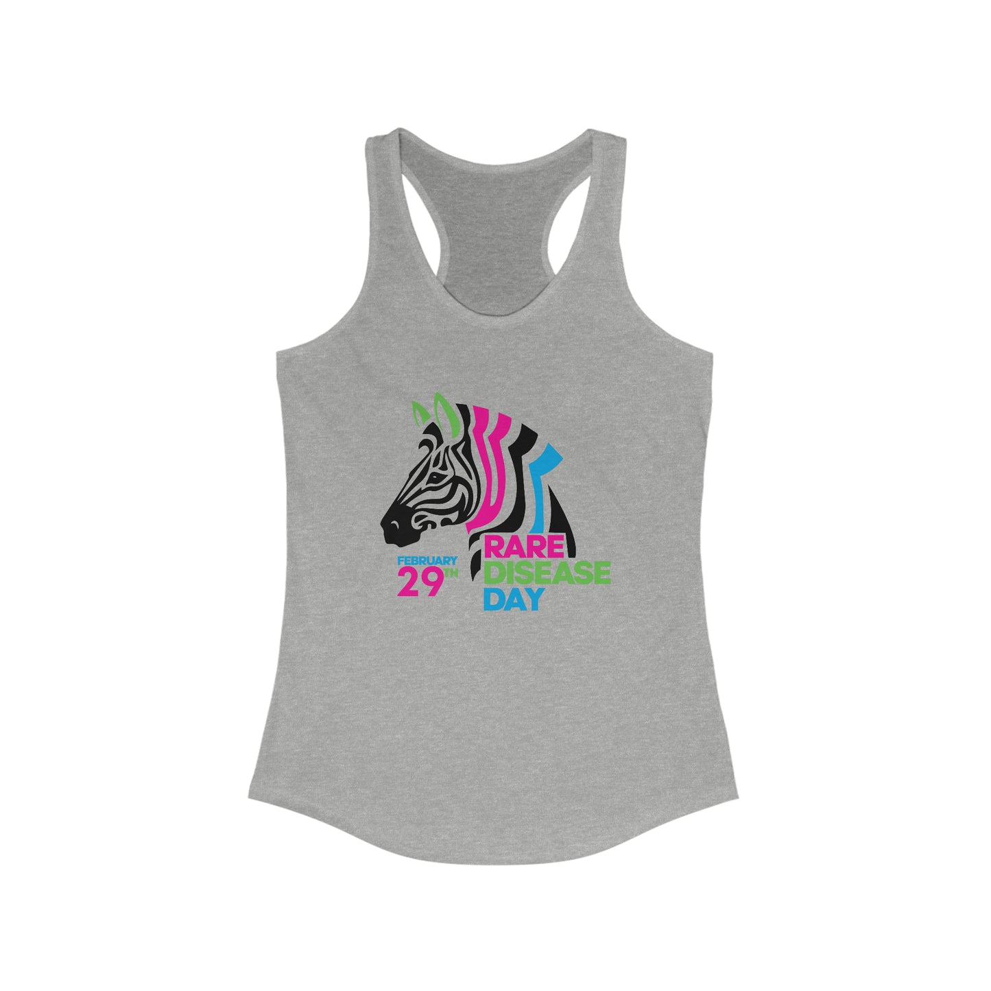 2.24.29 LEAP YEAR Rare Zebra Head, Ladies Tank