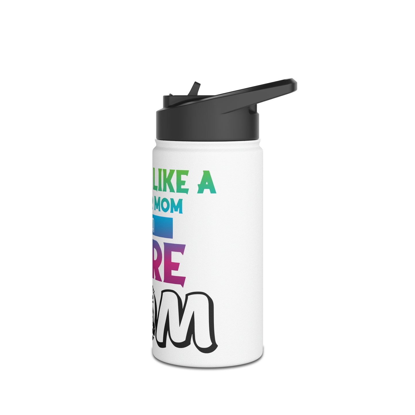 Rare Mom Stainless Steel Water Bottle, Standard Lid