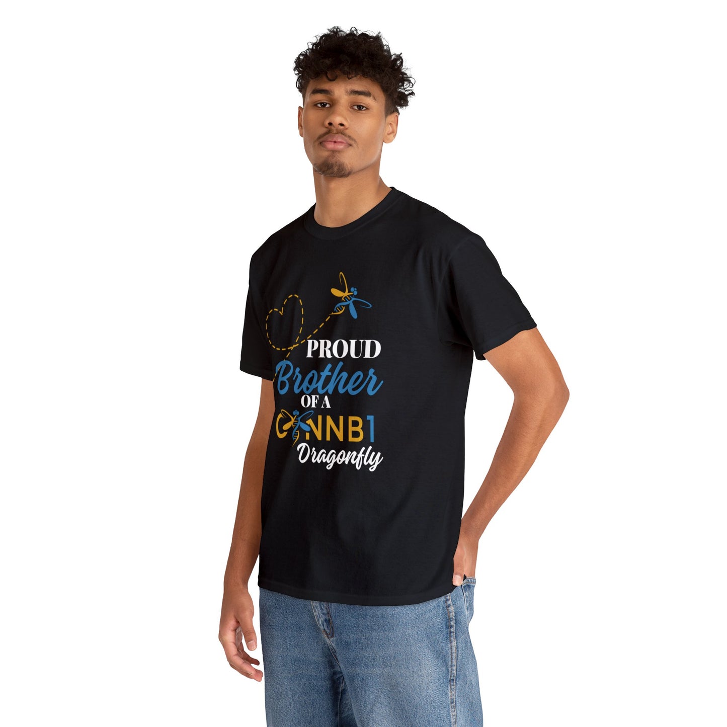 Proud Dragonfly: Brother, Unisex Heavy Cotton Tee