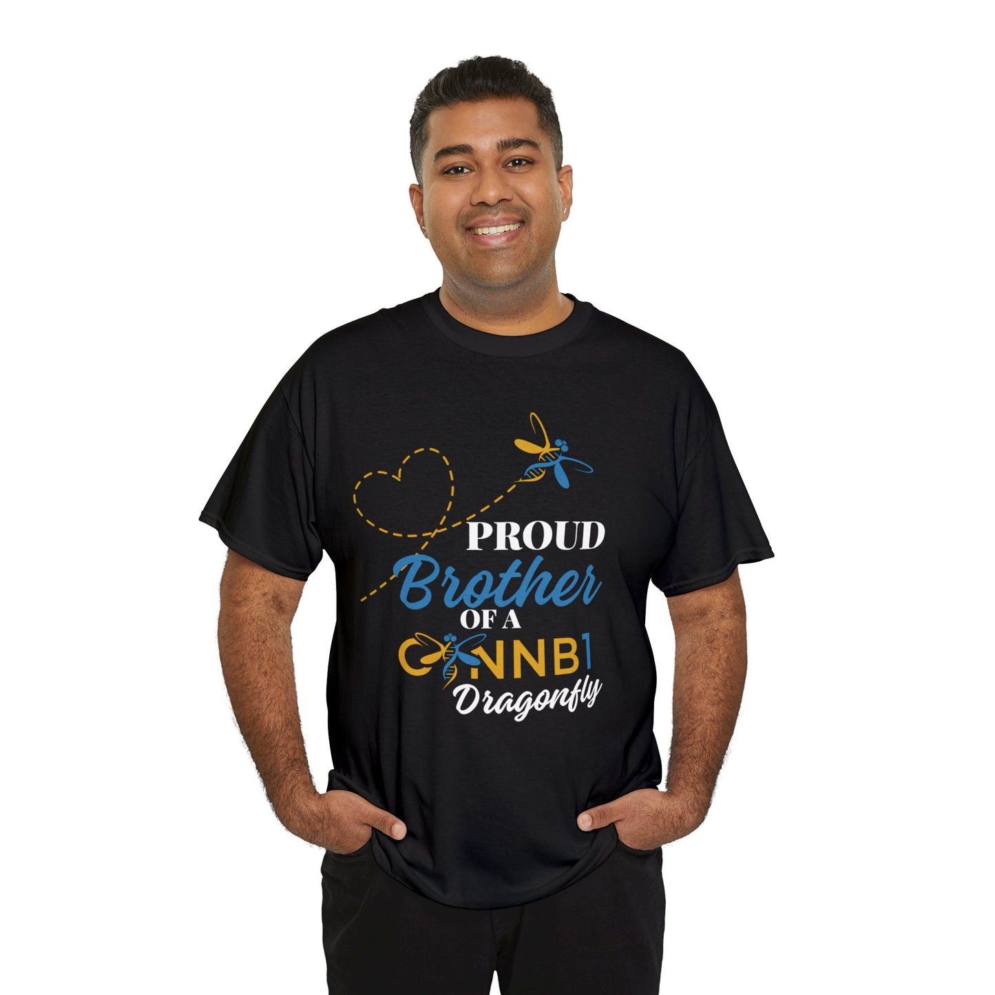 Proud Dragonfly: Brother, Unisex Heavy Cotton Tee