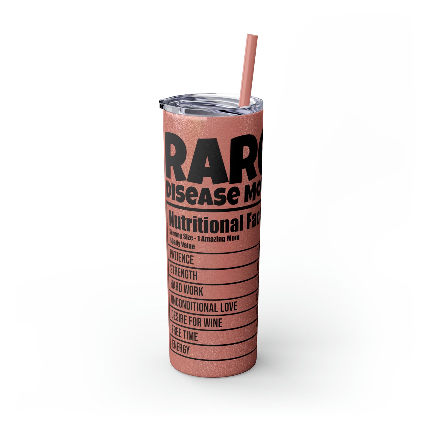 NF -B Skinny Tumbler with Straw, 20oz