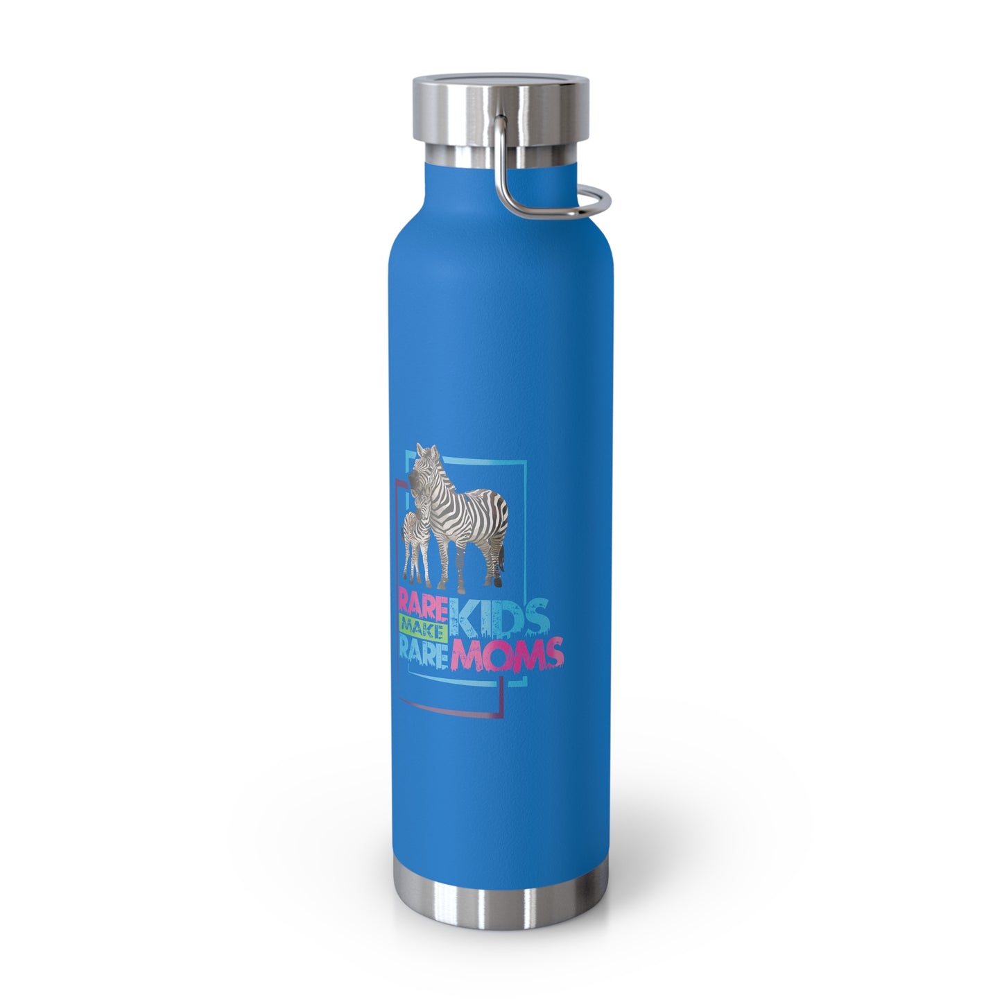 Rare Zebra Mom Copper Vacuum Insulated Bottle, 22oz