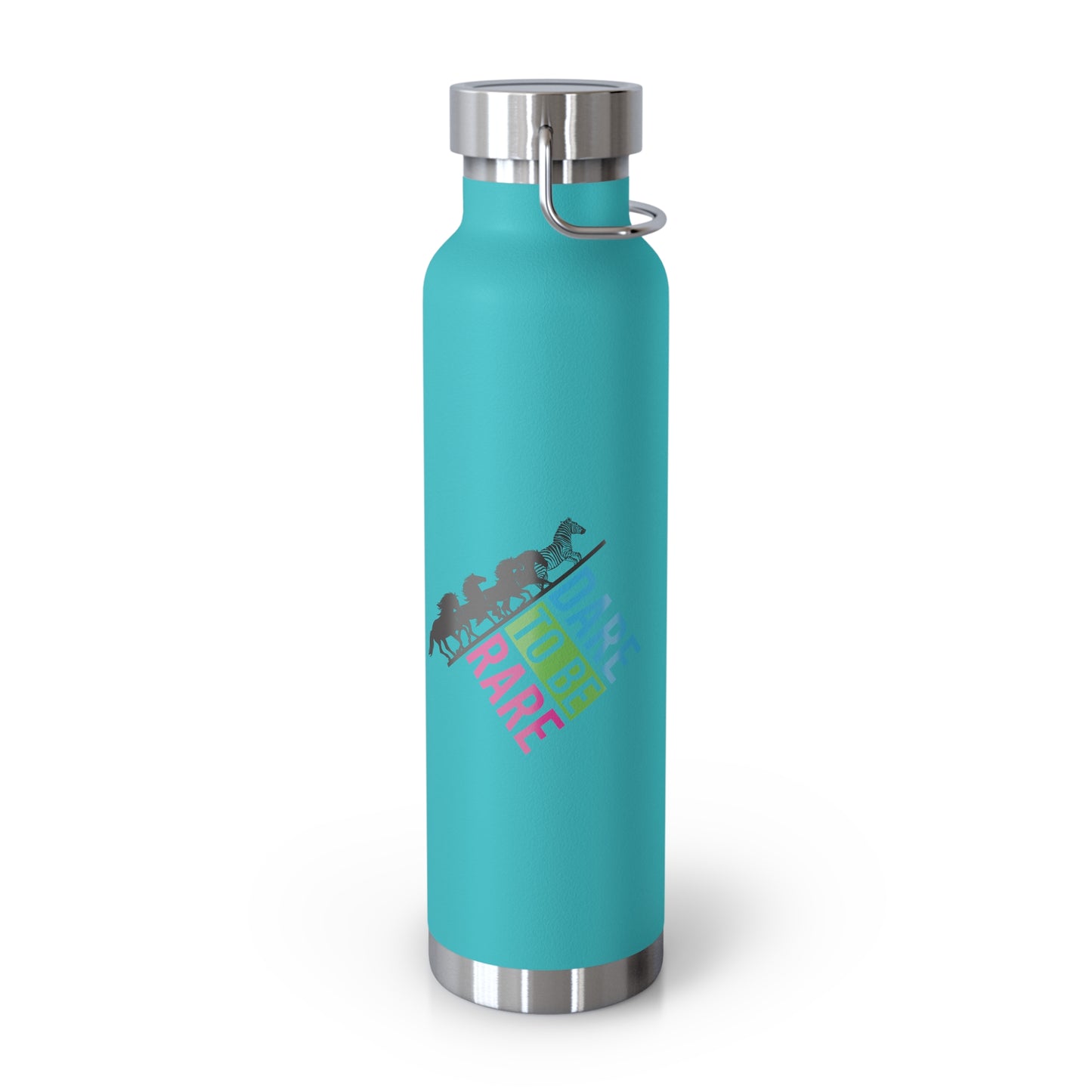 Rare Zebra Lead Copper Vacuum Insulated Bottle, 22oz