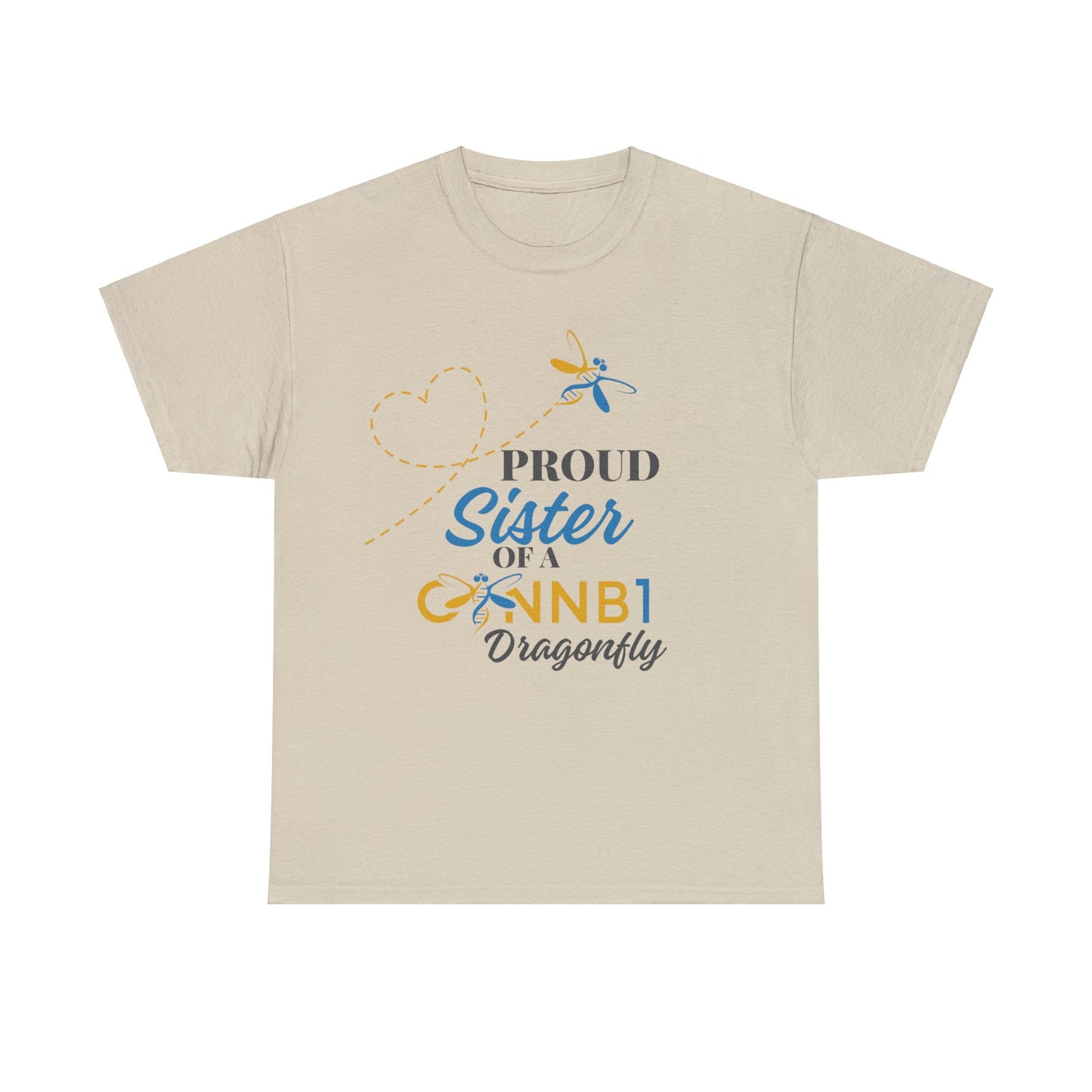 Proud Dragonfly: Sister, Unisex Heavy Cotton Tee