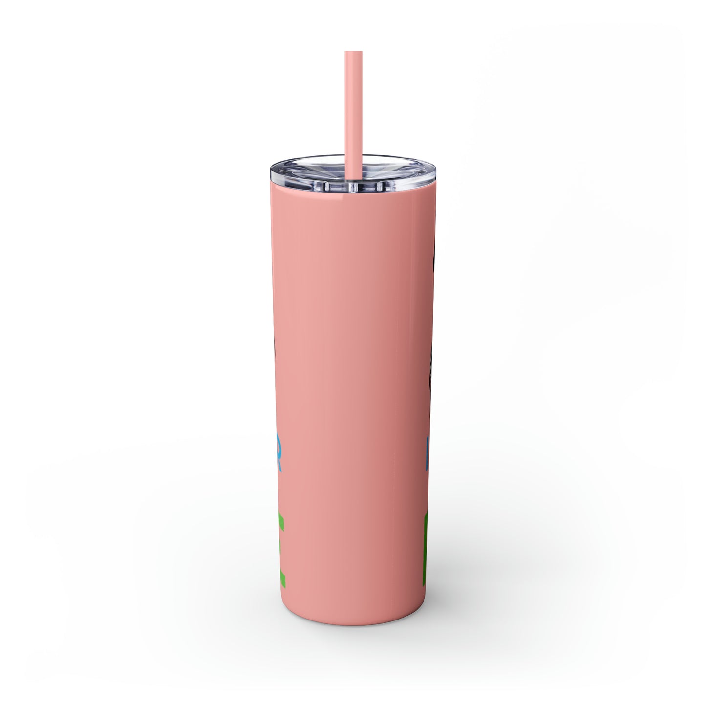 Rare Horse Skinny Tumbler with Straw, 20oz