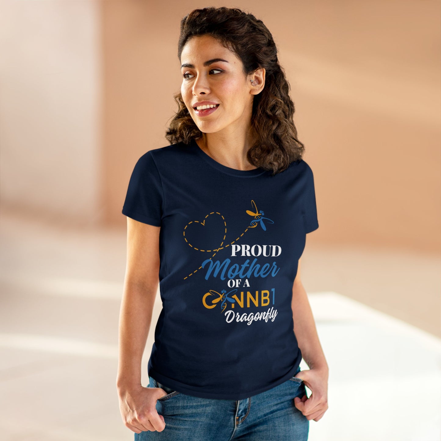Proud Dragonfly Collection: Mother, Women's Midweight Cotton Tee