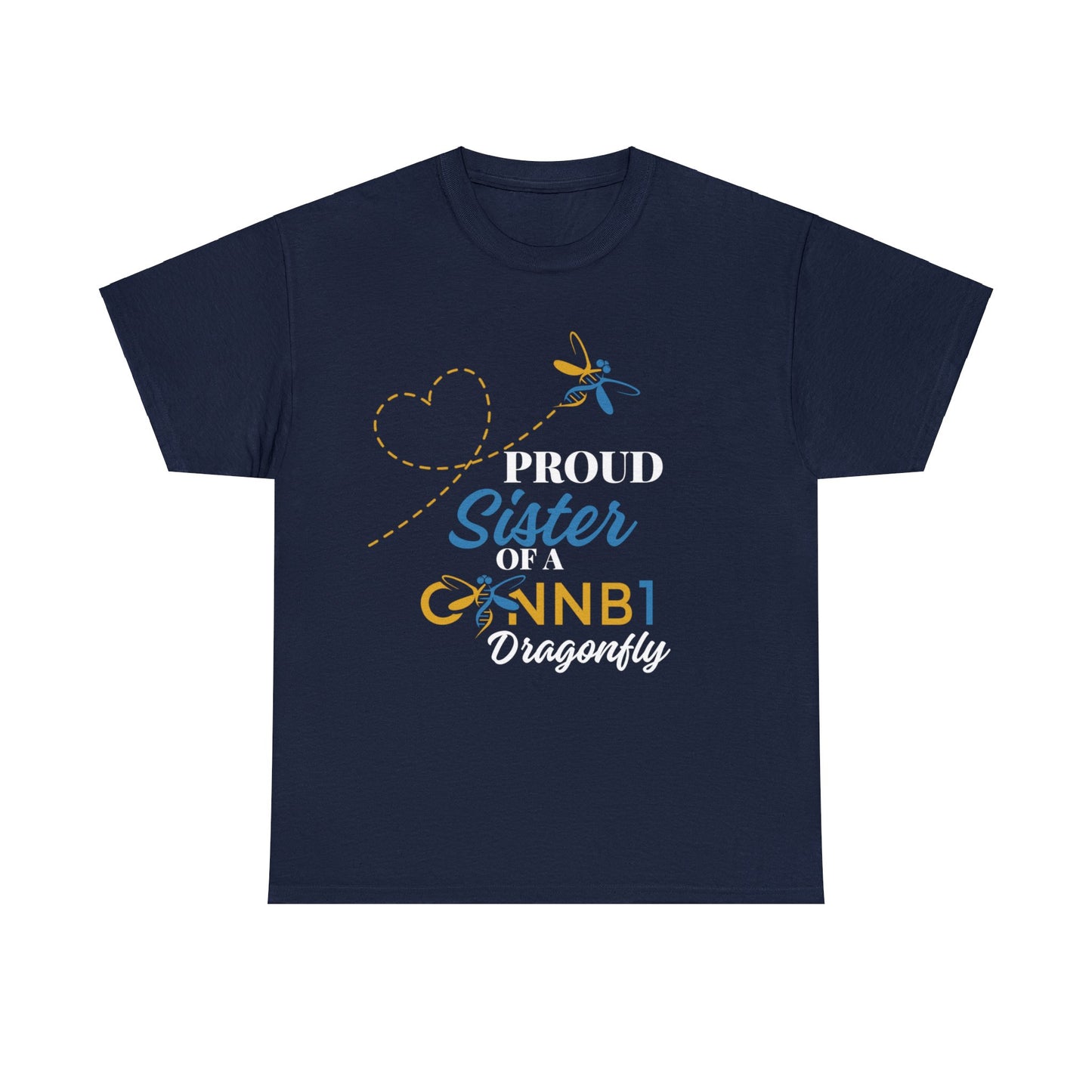 Proud Dragonfly: Sister, Unisex Heavy Cotton Tee