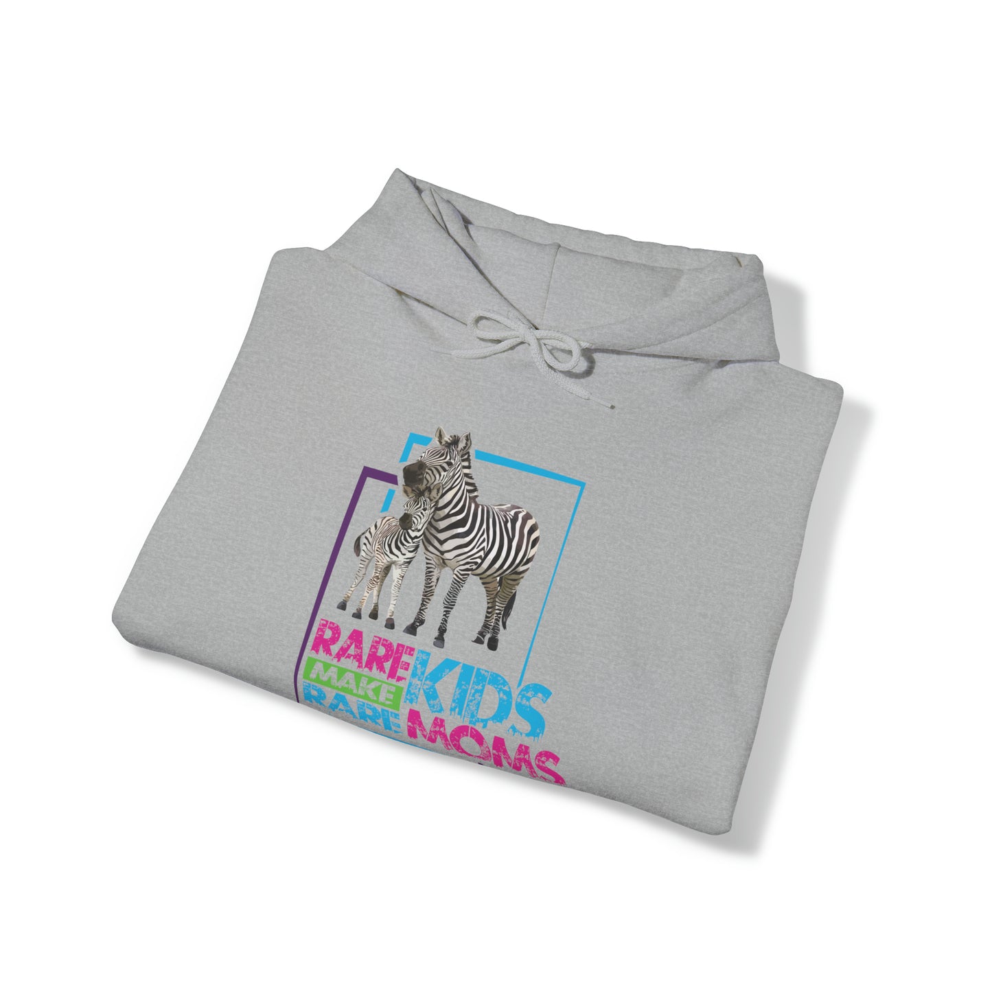 Rare Mom Zebra Unisex Heavy Blend™ Hooded Sweatshirt